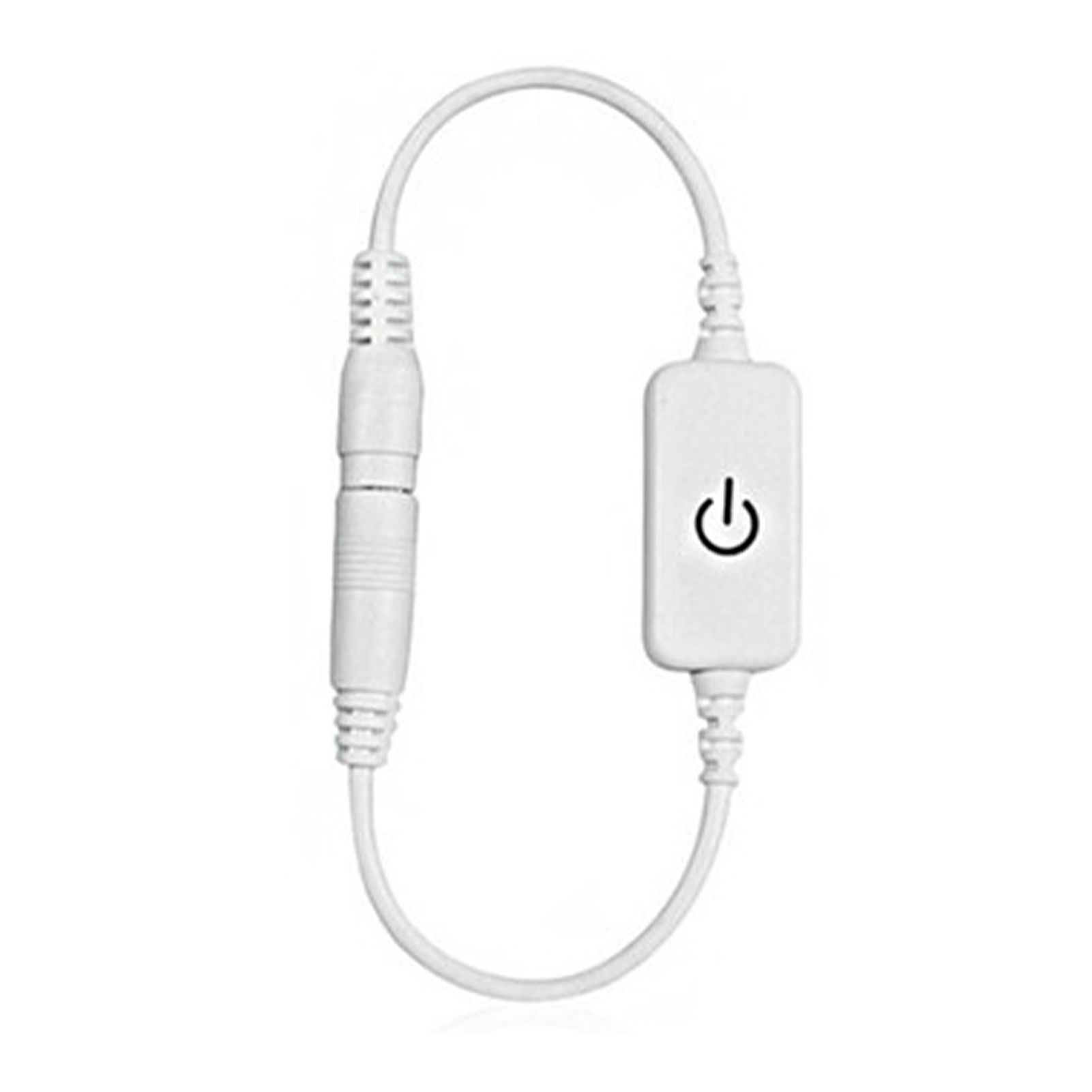 12‑24V 4A Mini LED Dimmer Touch Switch Single Color Light Emitting Diode Strip Light Brightness Controller On Off Switch White - Image 1