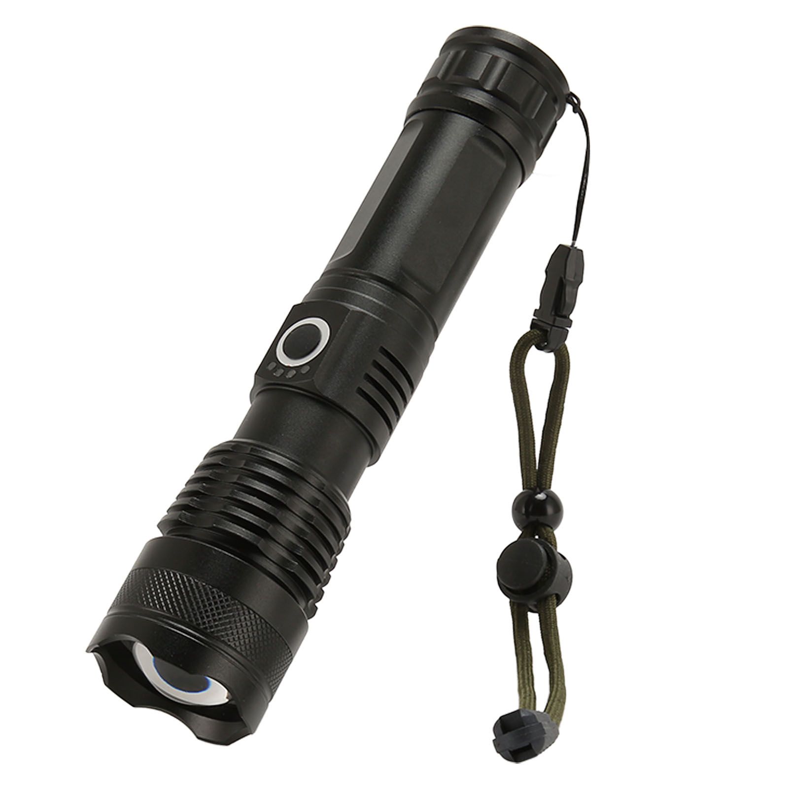 LED Flashlight Zoomable P50 Beads 5000lm 3 Light Modes Battery Display Bright Flashlight for Outdoor Adventure Camping - Image 2