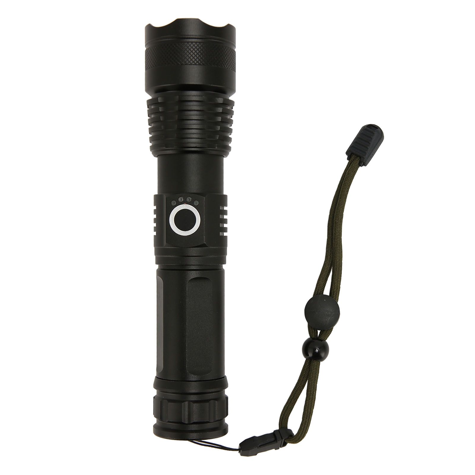 LED Flashlight Zoomable P50 Beads 5000lm 3 Light Modes Battery Display Bright Flashlight for Outdoor Adventure Camping - Image 3