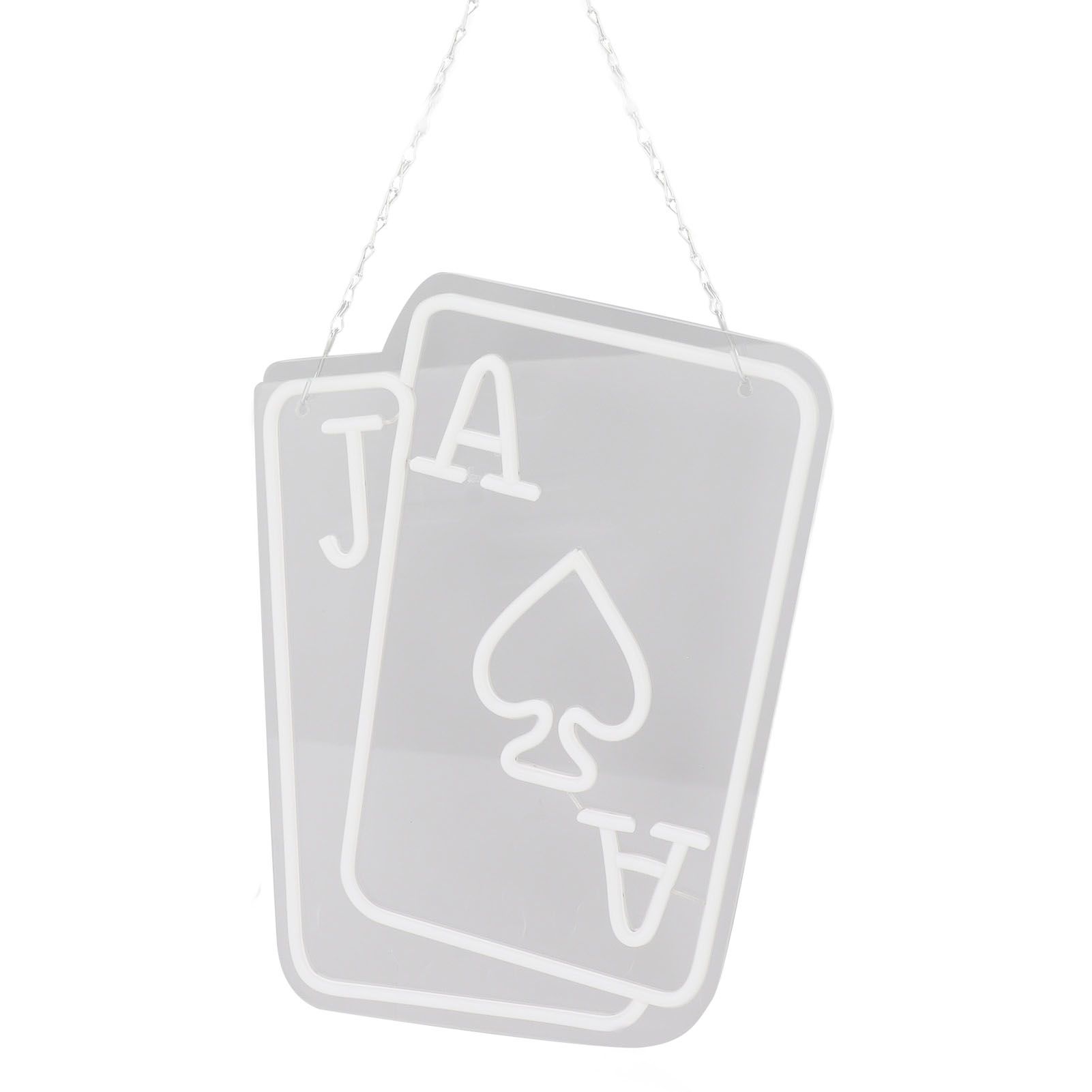 Poker LED Neon Signs Playing Cards Neon Signs for Wall Decor Bedroom Casino Bar Hotel Play Room Birthday Party Decor J Poker - Image 2