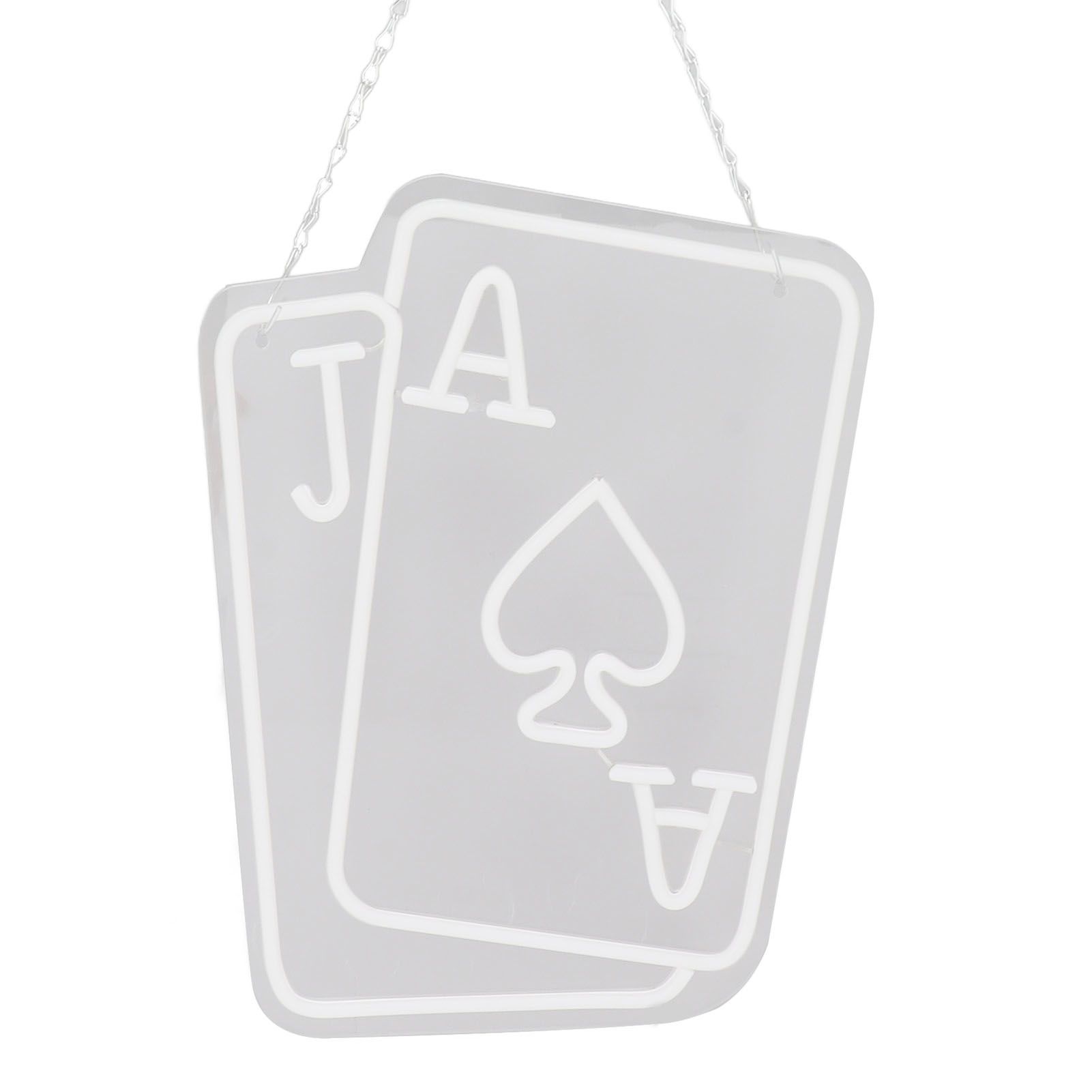 Poker LED Neon Signs Playing Cards Neon Signs for Wall Decor Bedroom Casino Bar Hotel Play Room Birthday Party Decor J Poker - Image 3