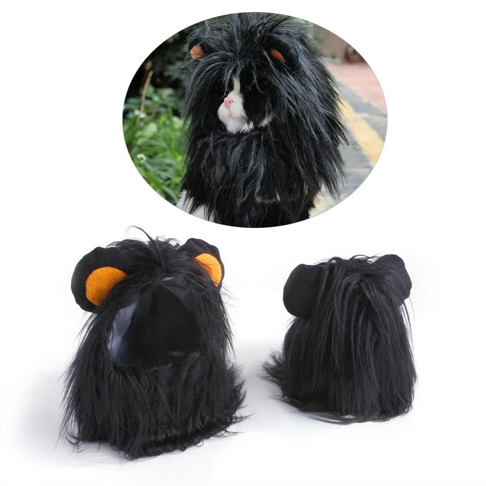 Pet Wig for Dog Cat Hair Headgear Cosplay Costume for Christmas Halloween Party - Image 5