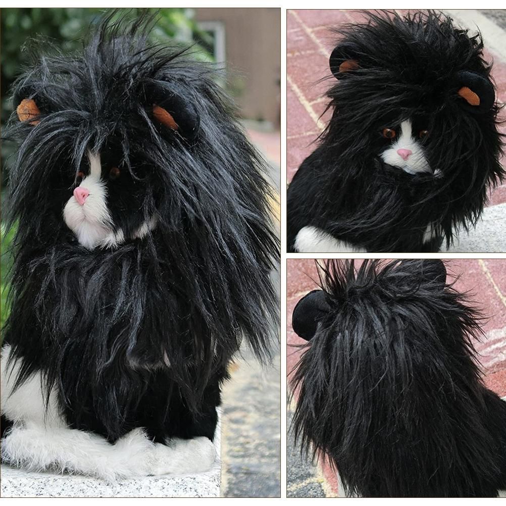 Pet Wig for Dog Cat Hair Headgear Cosplay Costume for Christmas Halloween Party - Image 6
