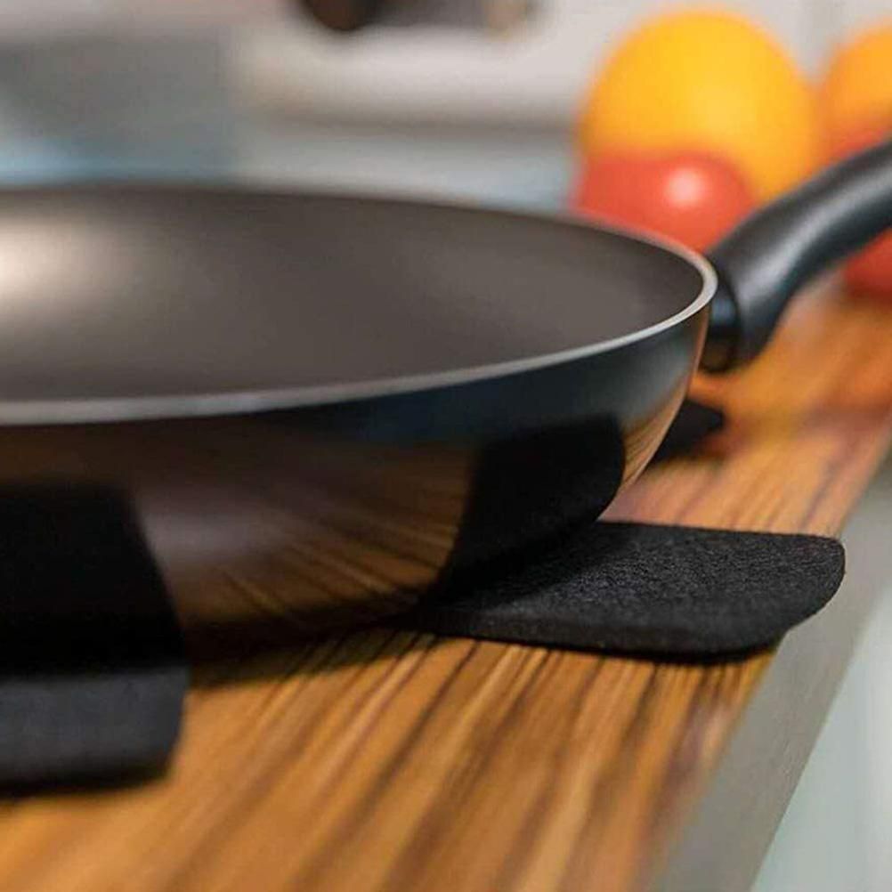 6Pcs Pan Protection Mat Stackable Insulation Pads Pot Trivet Pot Cookware Protector for Kitchen Gadgets - Image 4