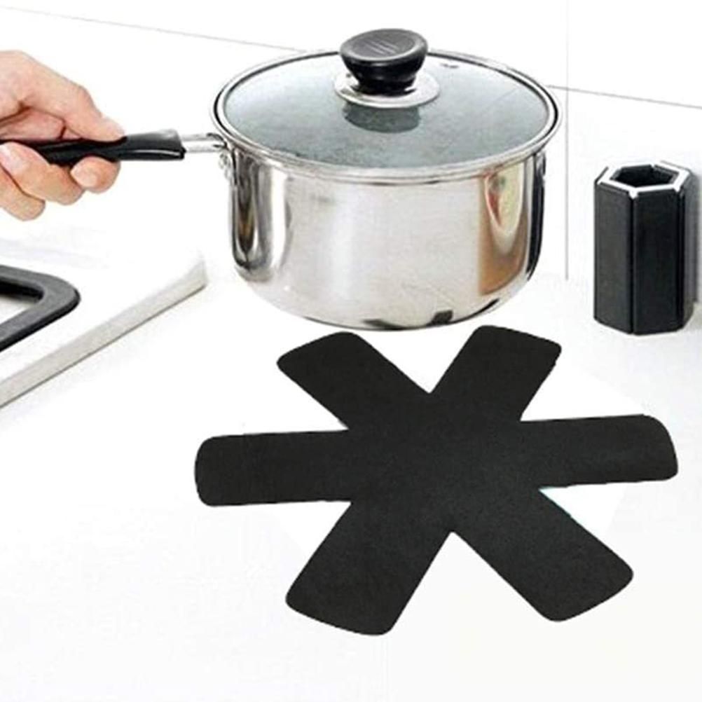 6Pcs Pan Protection Mat Stackable Insulation Pads Pot Trivet Pot Cookware Protector for Kitchen Gadgets - Image 7
