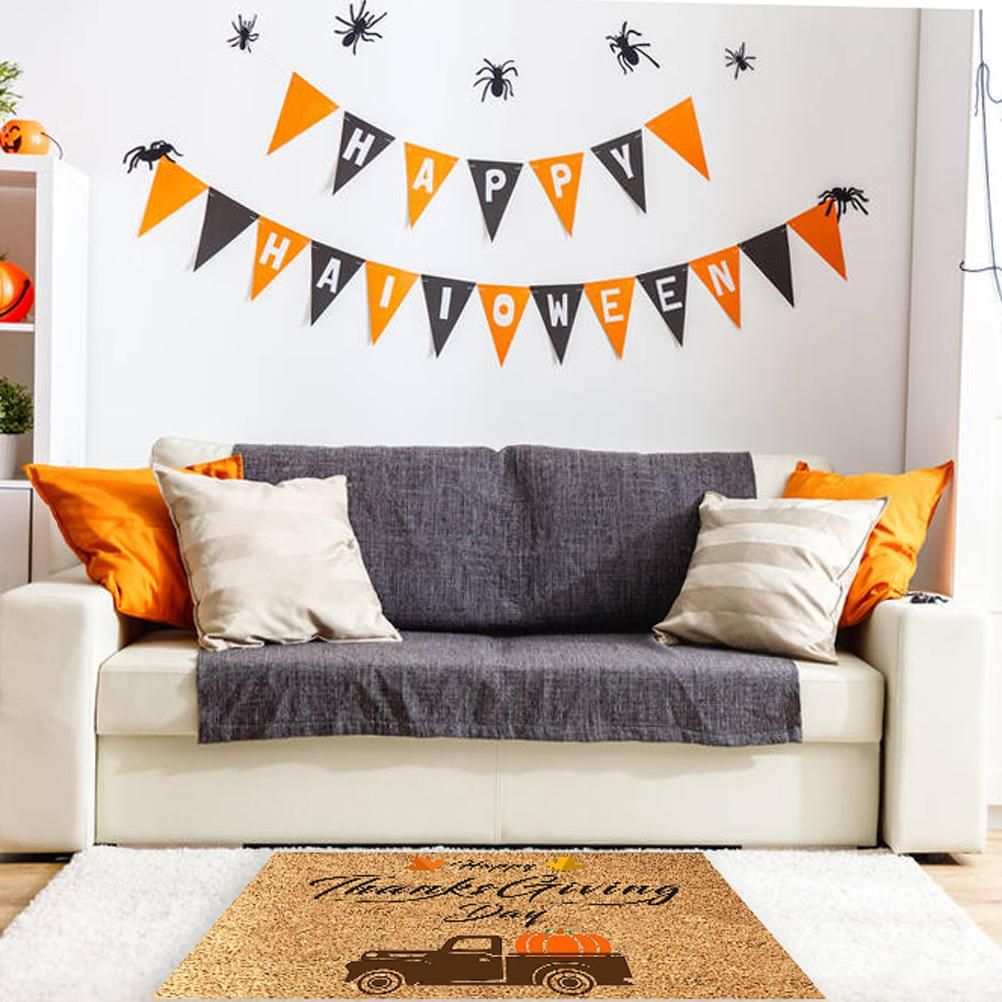 Funny Thanksgiving Doormat Anti Slip Door Mat Autumn Entryway Rug for Front Door Kitchen Bathroom Decor - Image 7