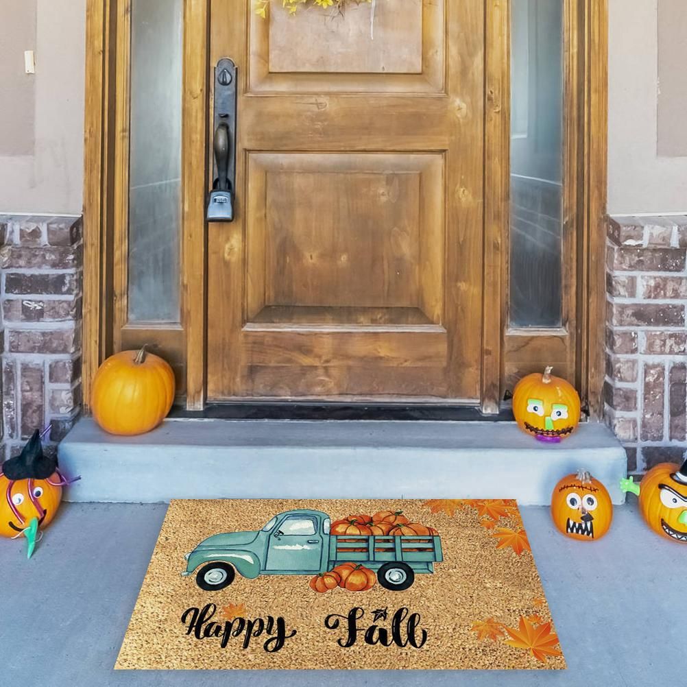 Funny Thanksgiving Doormat Anti Slip Door Mat Autumn Entryway Rug for Front Door Kitchen Bathroom Decor - Image 8
