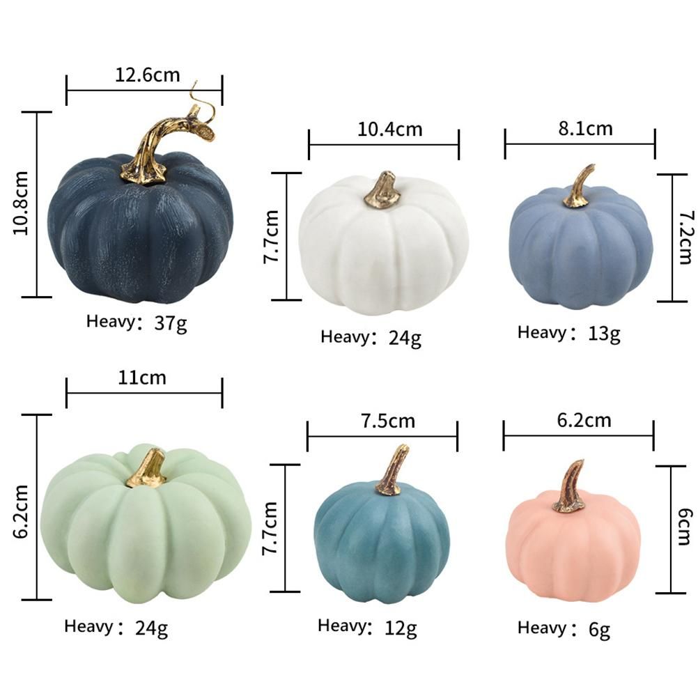 16Pcs Artificial Autumn Pumpkins Fake Foam Pumpkins for Halloween Thanksgiving Halloween Decoration - Image 3