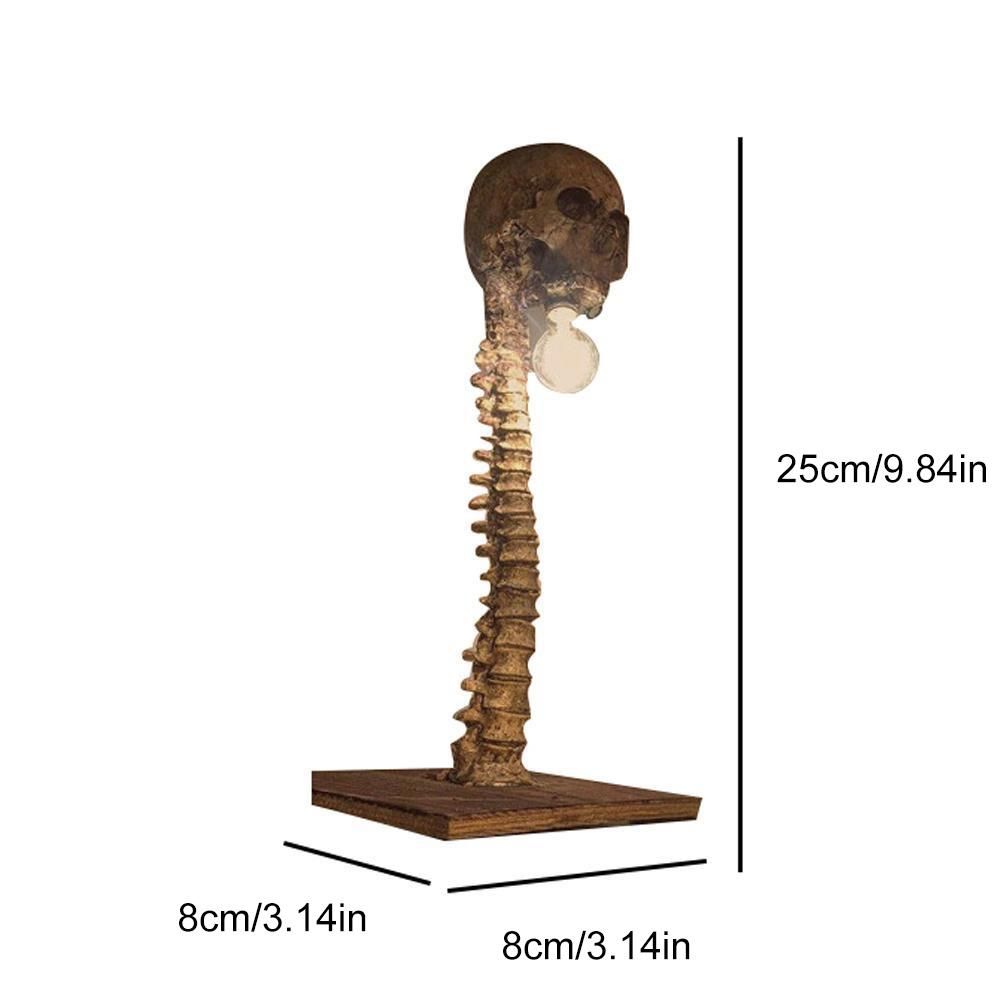 Skeleton Lamp Halloween 3D LED Skeleton Lamp Haunted House Ornament Prop Gifts for Birthday - Image 2