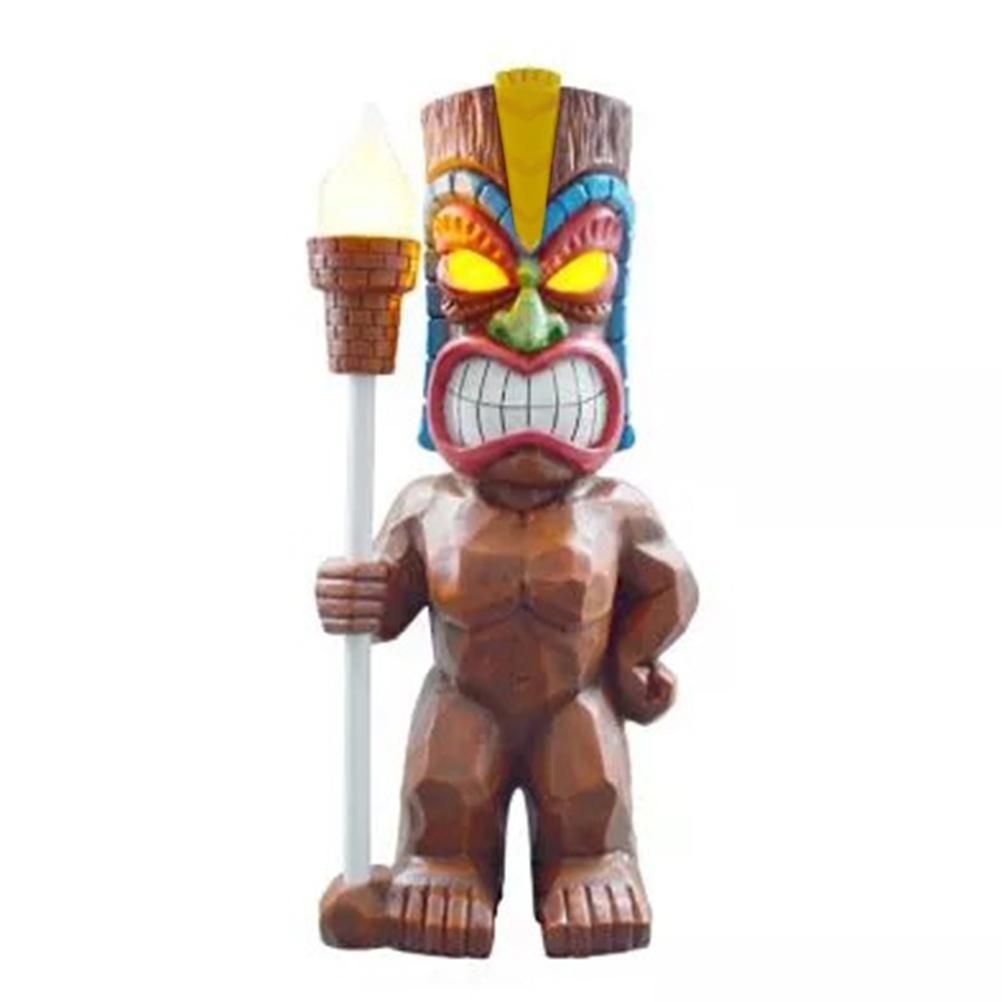 Solar Powered LED Tiki Light Solar Totem Figurine Ornaments LED Garden Light Decoration Crafts for Porch Lawn Trail - Image 8
