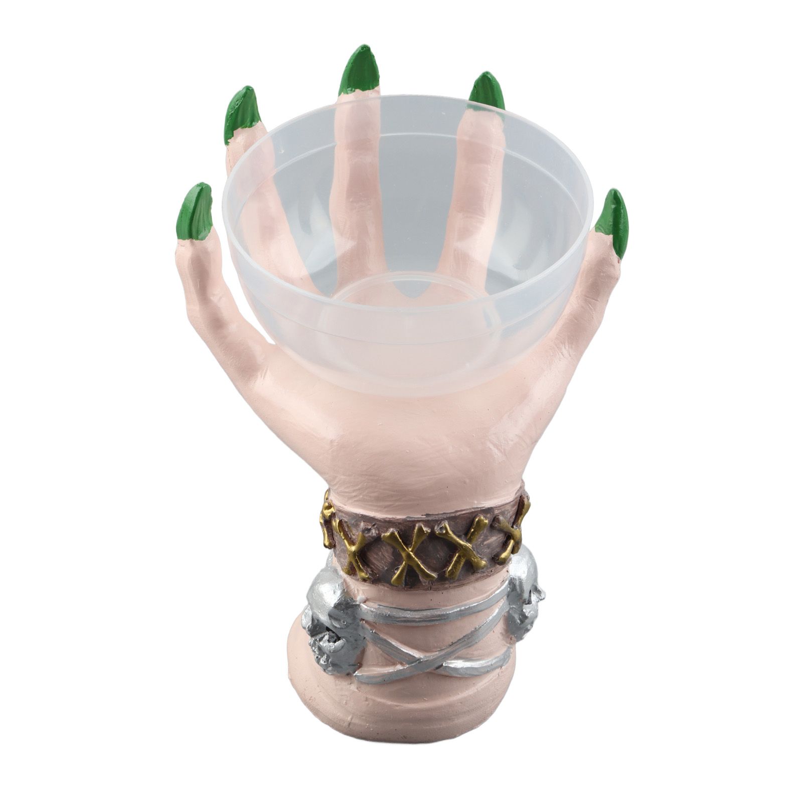 Halloween Witch Hands Snack Bowl Stand Snack Basket Resin Desktop Ornament for Halloween Festival Xmas Party Home Party - Image 1