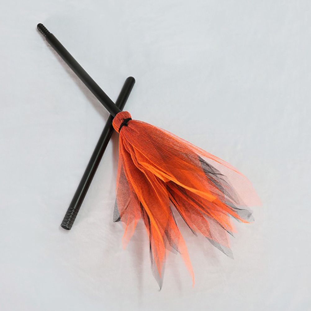 5Pcs Halloween Witch Brooms Plastic Witch Broomstick Wizard Flying Broom for Halloween Party Haunted House Decoration - Image 8