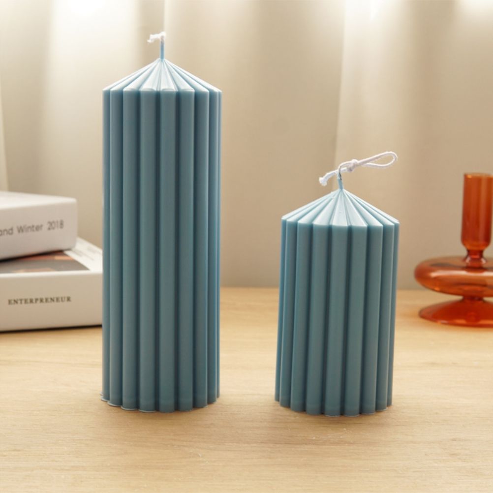 Coarse Rack Tip Scented Candle Mold Geometric Shape Plastic Candle Making Molds for Making Paraffin Wax and Carnauba Wax - Image 4