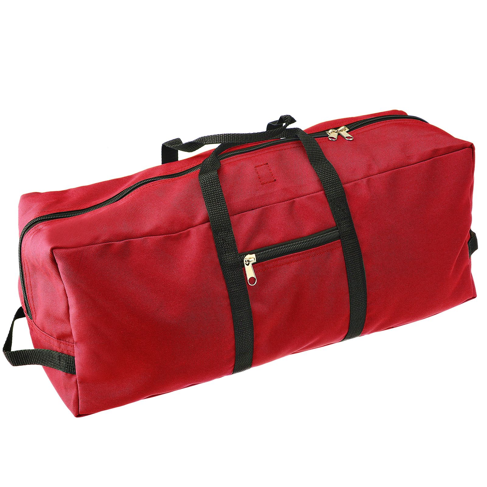 Christmas Tree Storage Bag 600D Oxford Cloth with Handle for 7in Tall Detachable Tree Red 152.4x50.8x63.5cm - Image 2