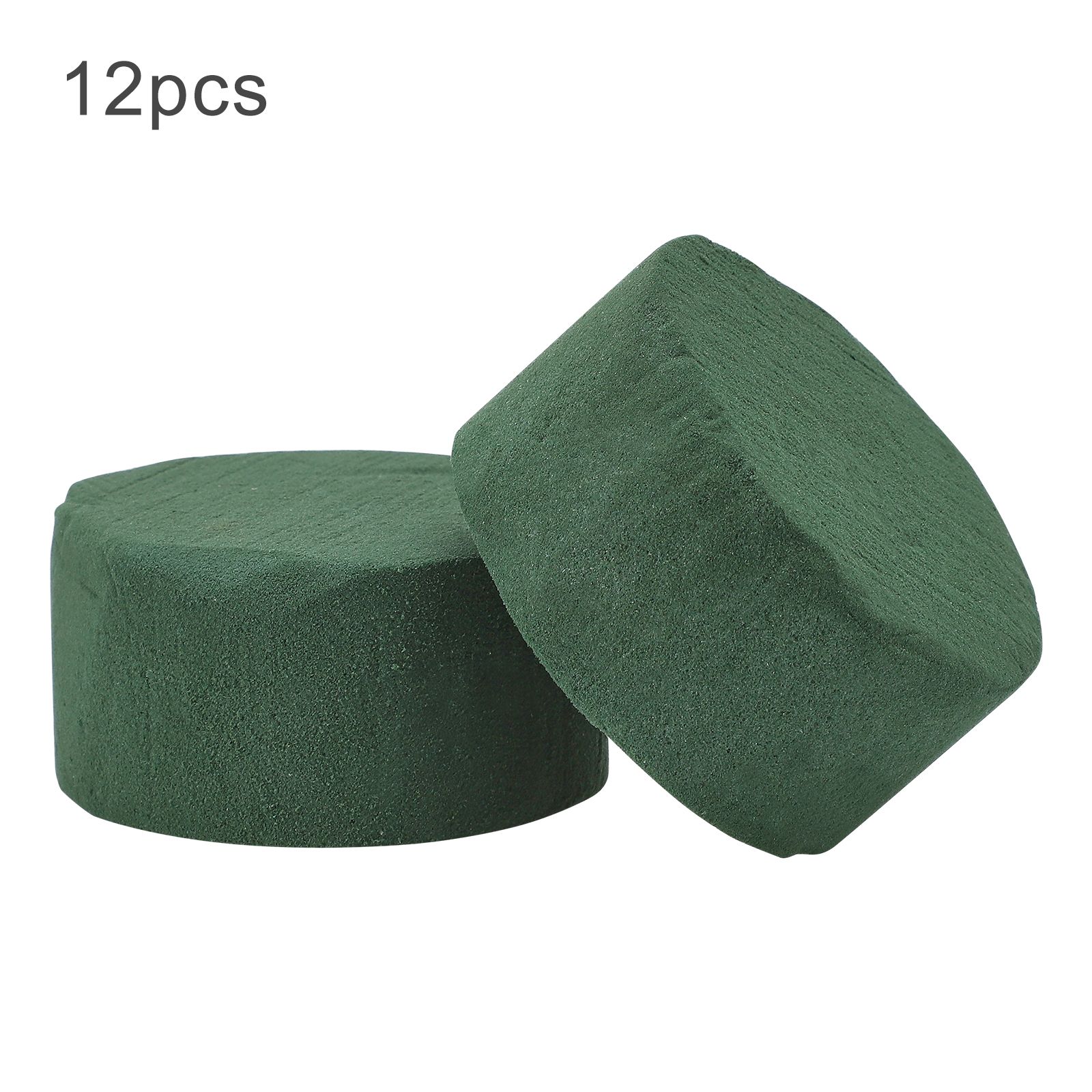 12pcs Floral Foam Round Dried Flower Foam Blocks Handmade Flower Arrangement Materials - Image 1