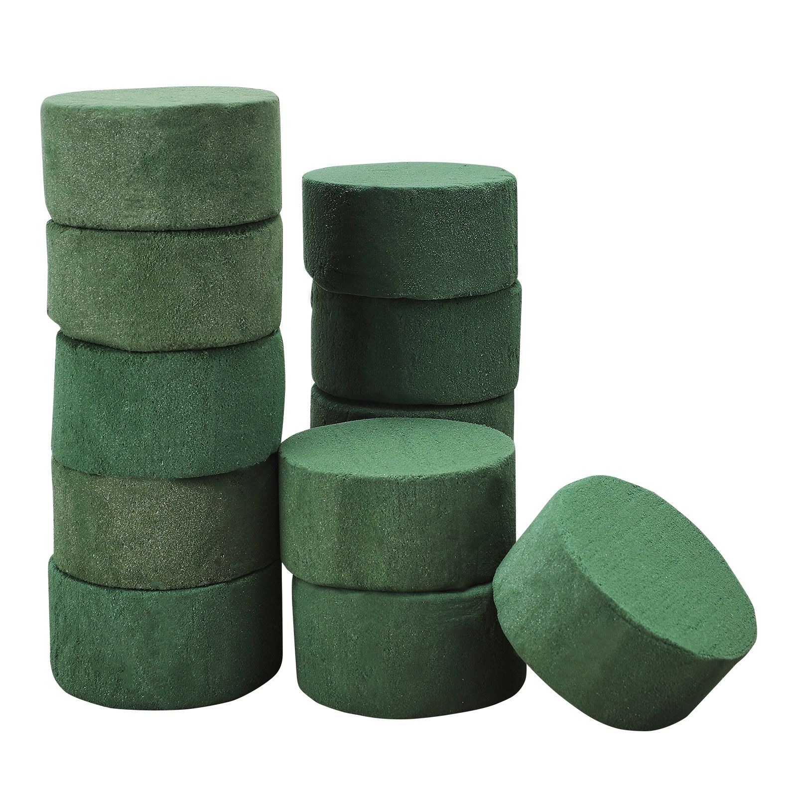 12pcs Floral Foam Round Dried Flower Foam Blocks Handmade Flower Arrangement Materials - Image 2