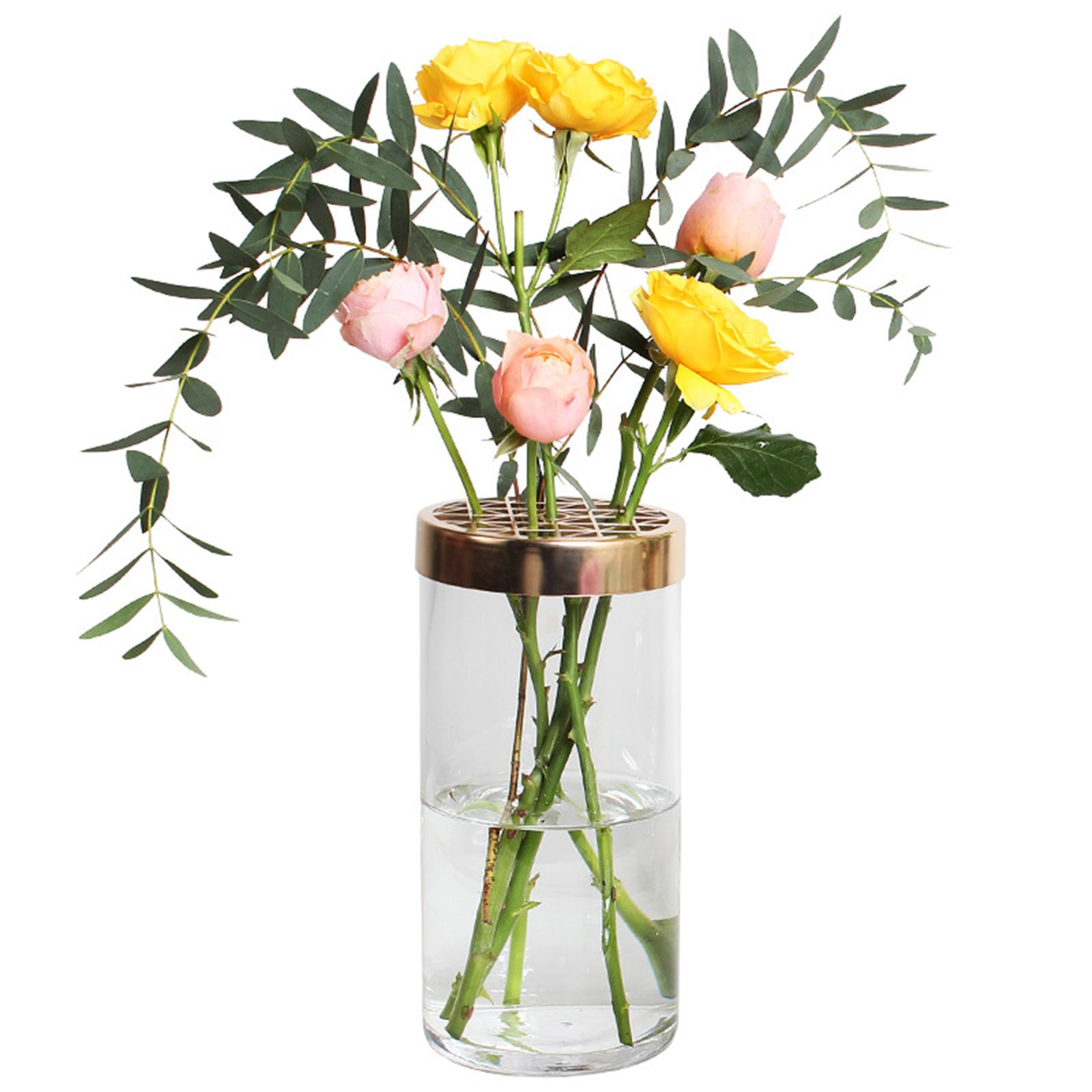 Flower Insert Lid Metal Grid for home centerpiece 15.2cm diameter - Image 5
