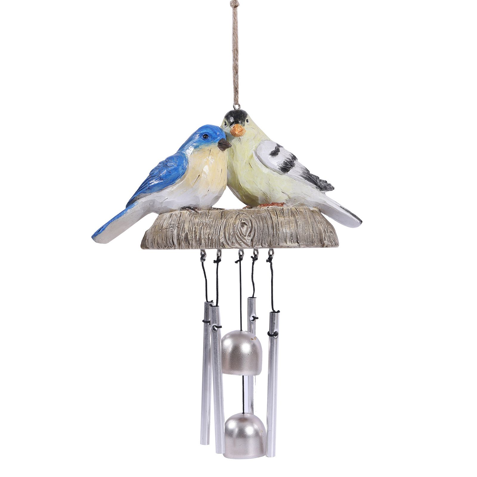 Rustic Bird Wind Chimes Outdoor Hanging Wind Chime Home Patio Decoration - Image 1