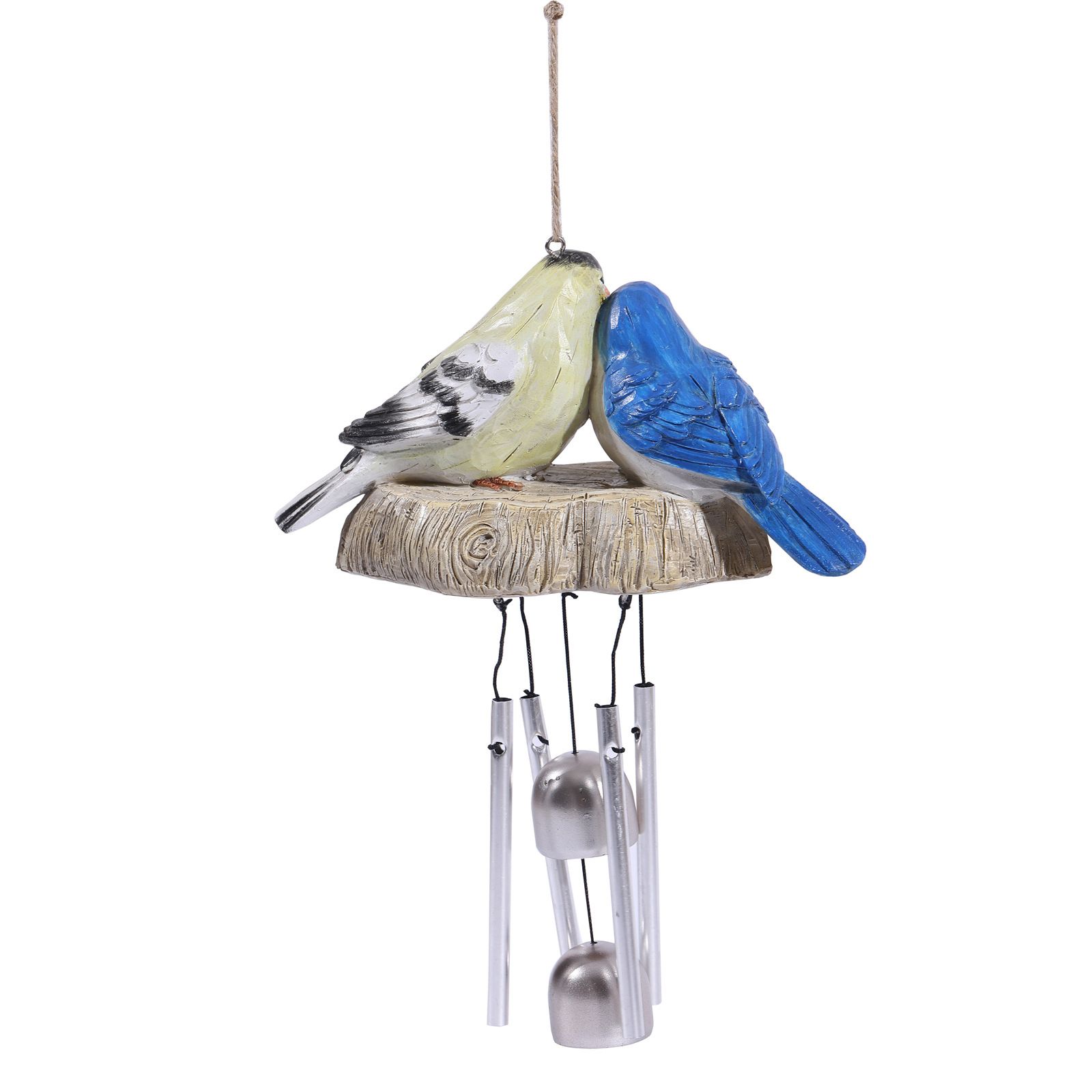Rustic Bird Wind Chimes Outdoor Hanging Wind Chime Home Patio Decoration - Image 2