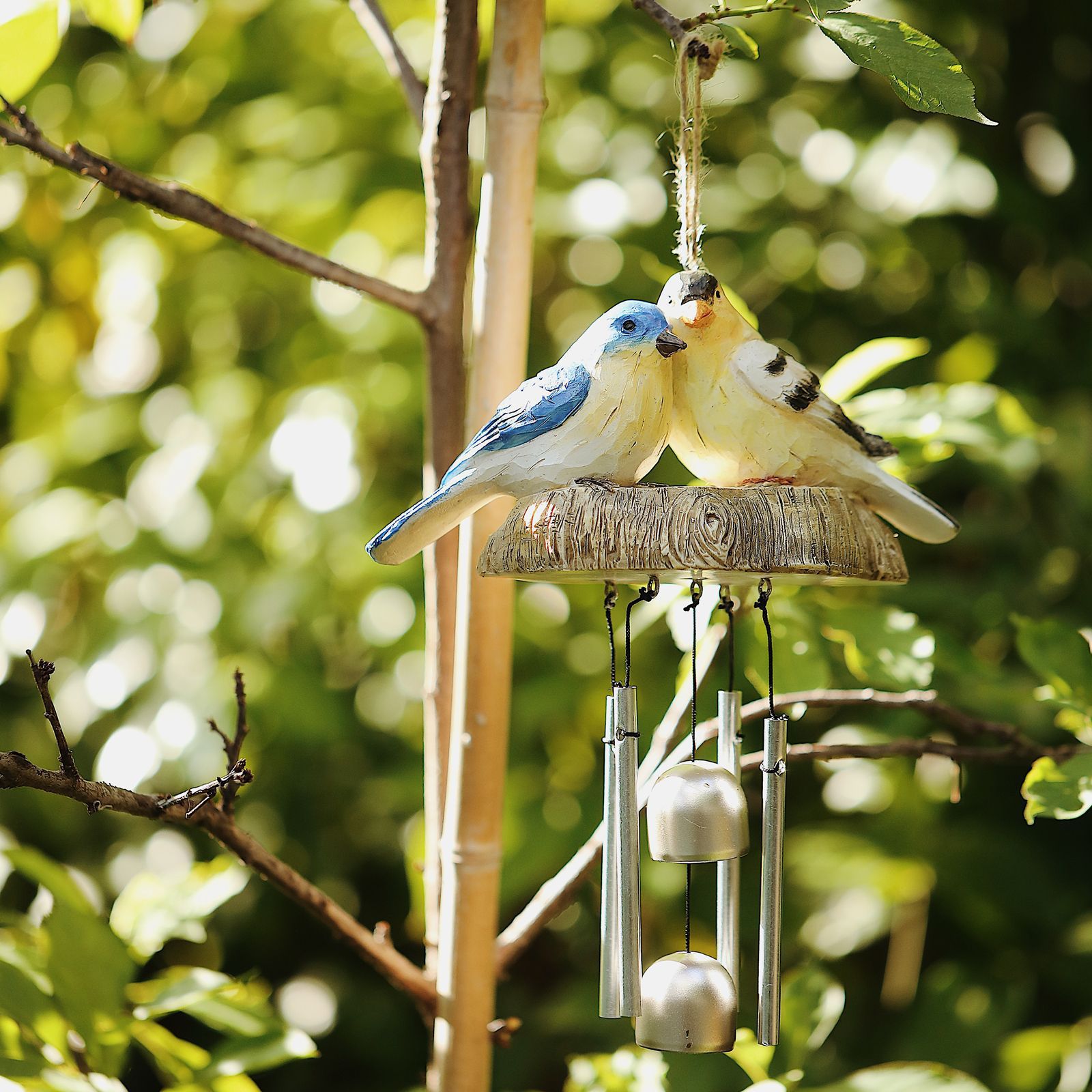 Rustic Bird Wind Chimes Outdoor Hanging Wind Chime Home Patio Decoration - Image 6
