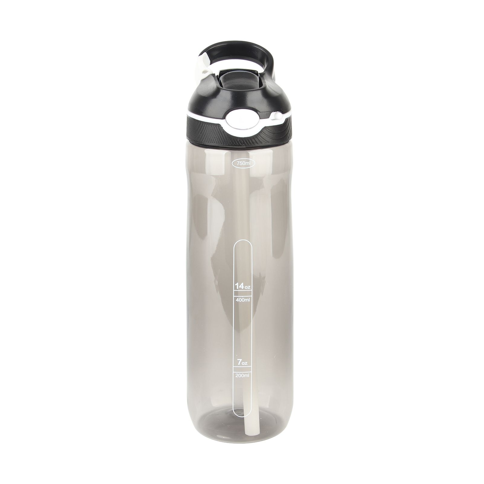 750ml Outdoor Fitness Water Bottle Portable Plastic Straw Cup Simple Sports Car Water Cup - Image 1
