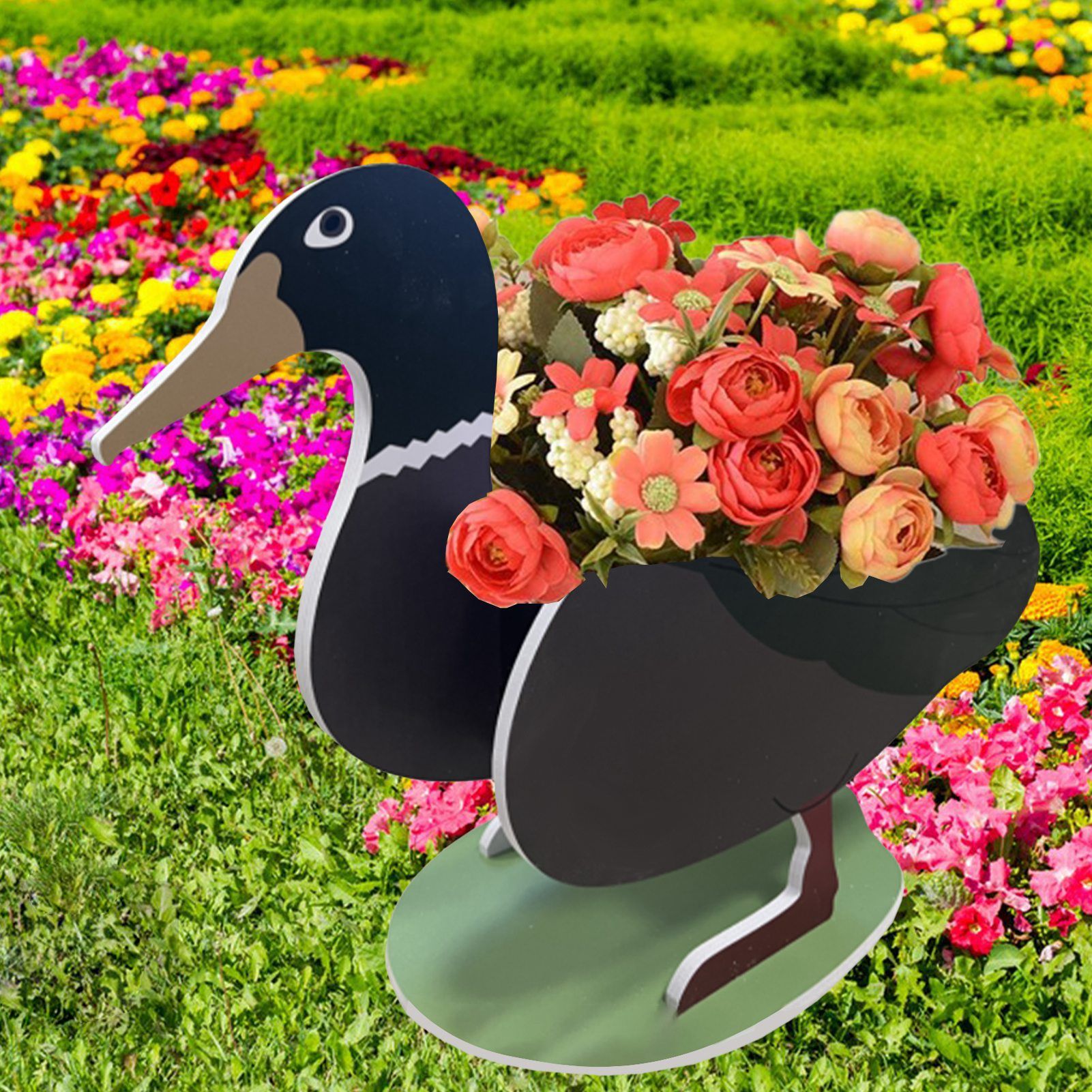 DIY Animal Flower Pot Cartoon Desktop Succulent Planter Garden Ornament Crafts - Image 3