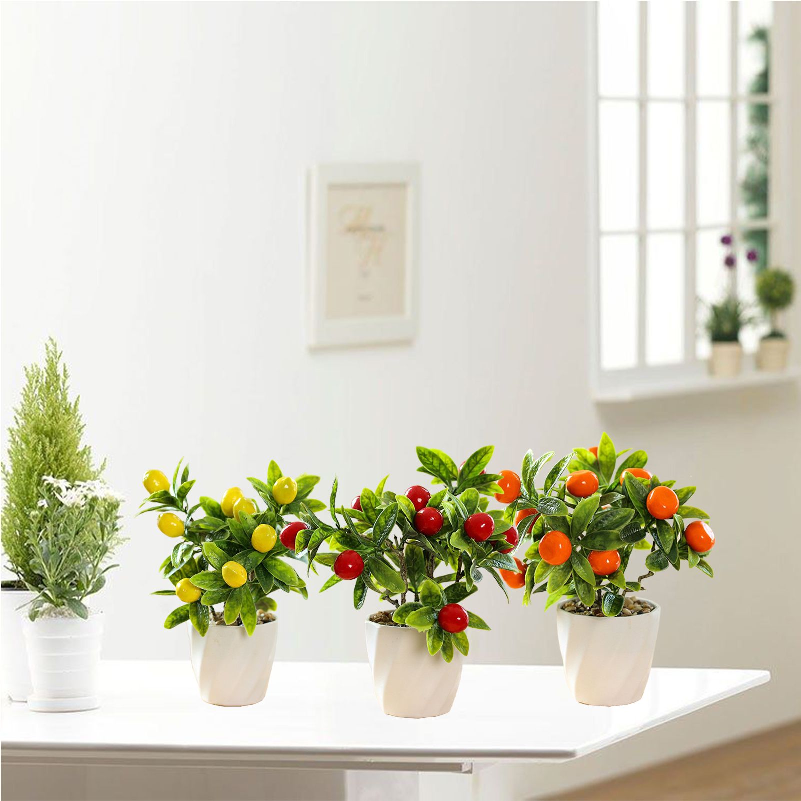 Artificial Fruit Tree Potted Small Potted Simulation Planting Pot Ornament Decoration - Image 8