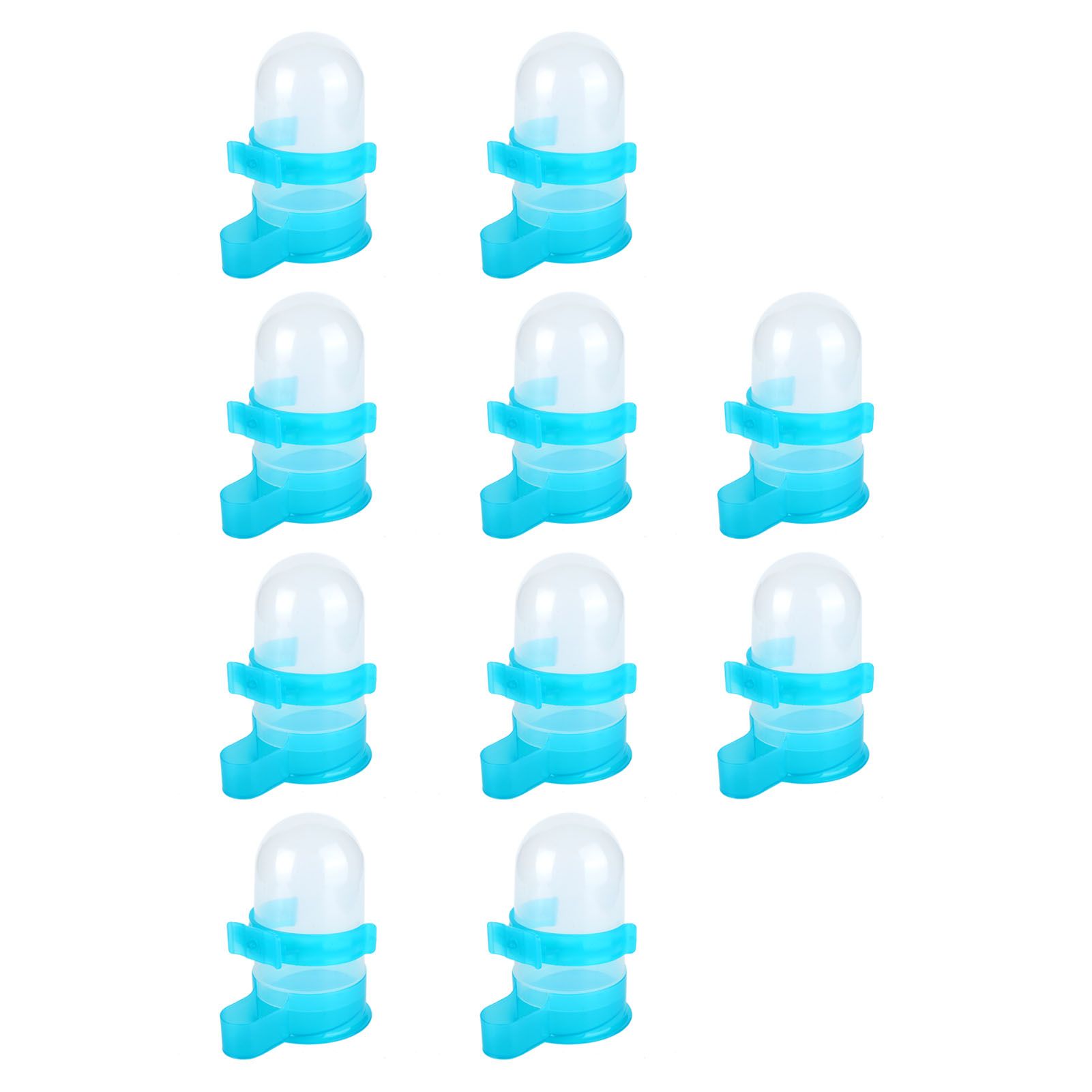 10Pcs Plastic Automatic Bird Food Feeder Hanging Bird Water Dispenser for Parrots Hamster - Image 4