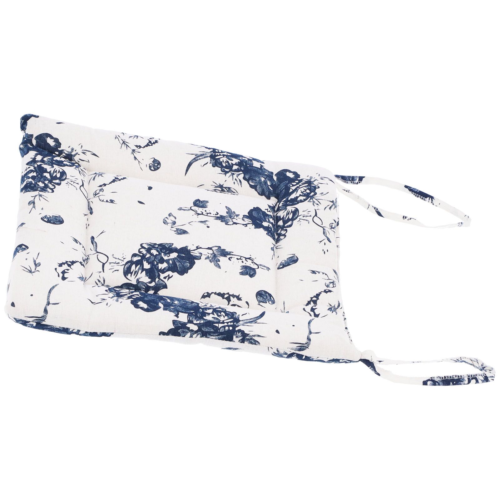 Chair Cushion Simple Pure Cotton Linen Thick NonSlip Soft Seat Cushion for Floor(White Ink ) - Image 7