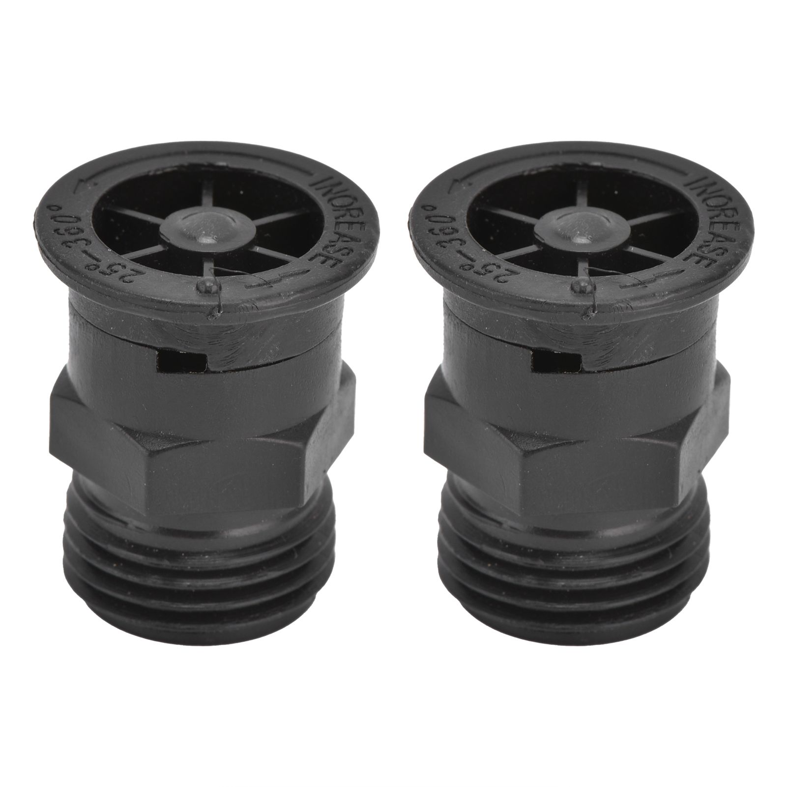 2Pcs Sprinkler Nozzle G1/2 External Thread Plastic Sprinkler Irrigation Garden Lawn Supplies - Image 1