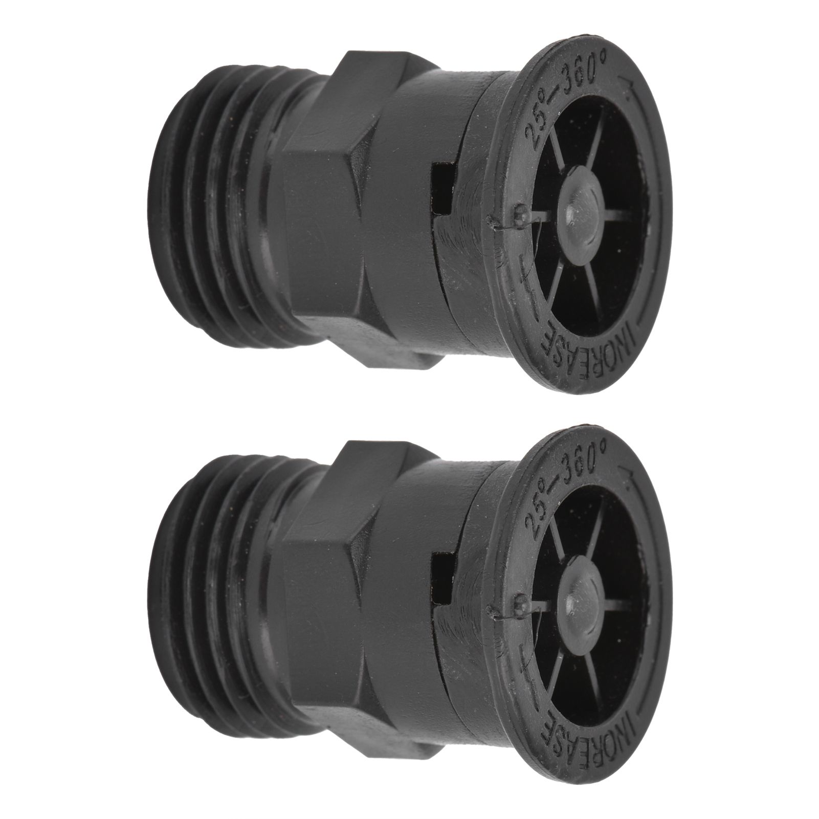2Pcs Sprinkler Nozzle G1/2 External Thread Plastic Sprinkler Irrigation Garden Lawn Supplies - Image 2