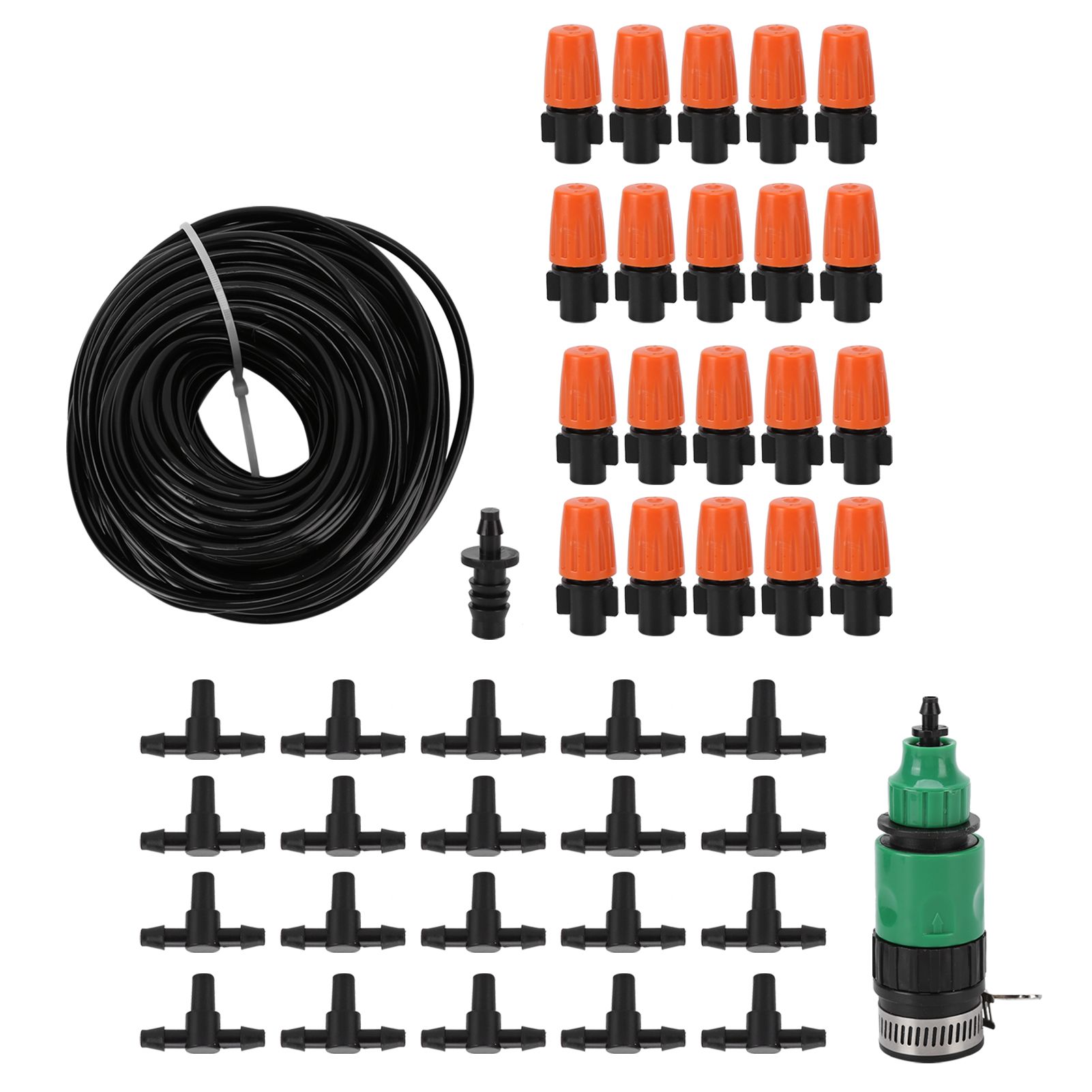 Mist Irrigation Kit Automatic Atomizing Watering Sprayer Nozzle Hose for Garden Lawn Greenhouse - Image 2