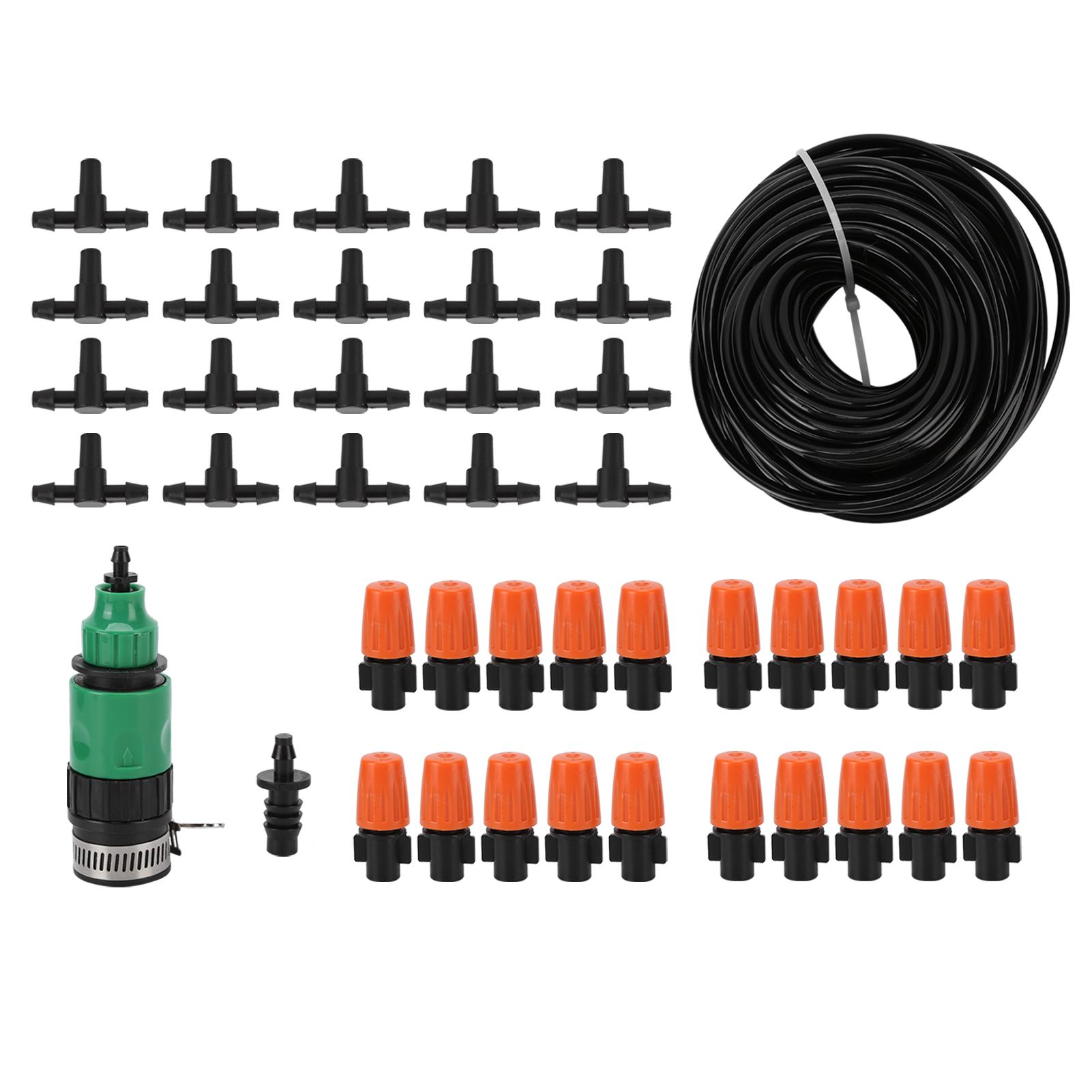 Mist Irrigation Kit Automatic Atomizing Watering Sprayer Nozzle Hose for Garden Lawn Greenhouse - Image 3