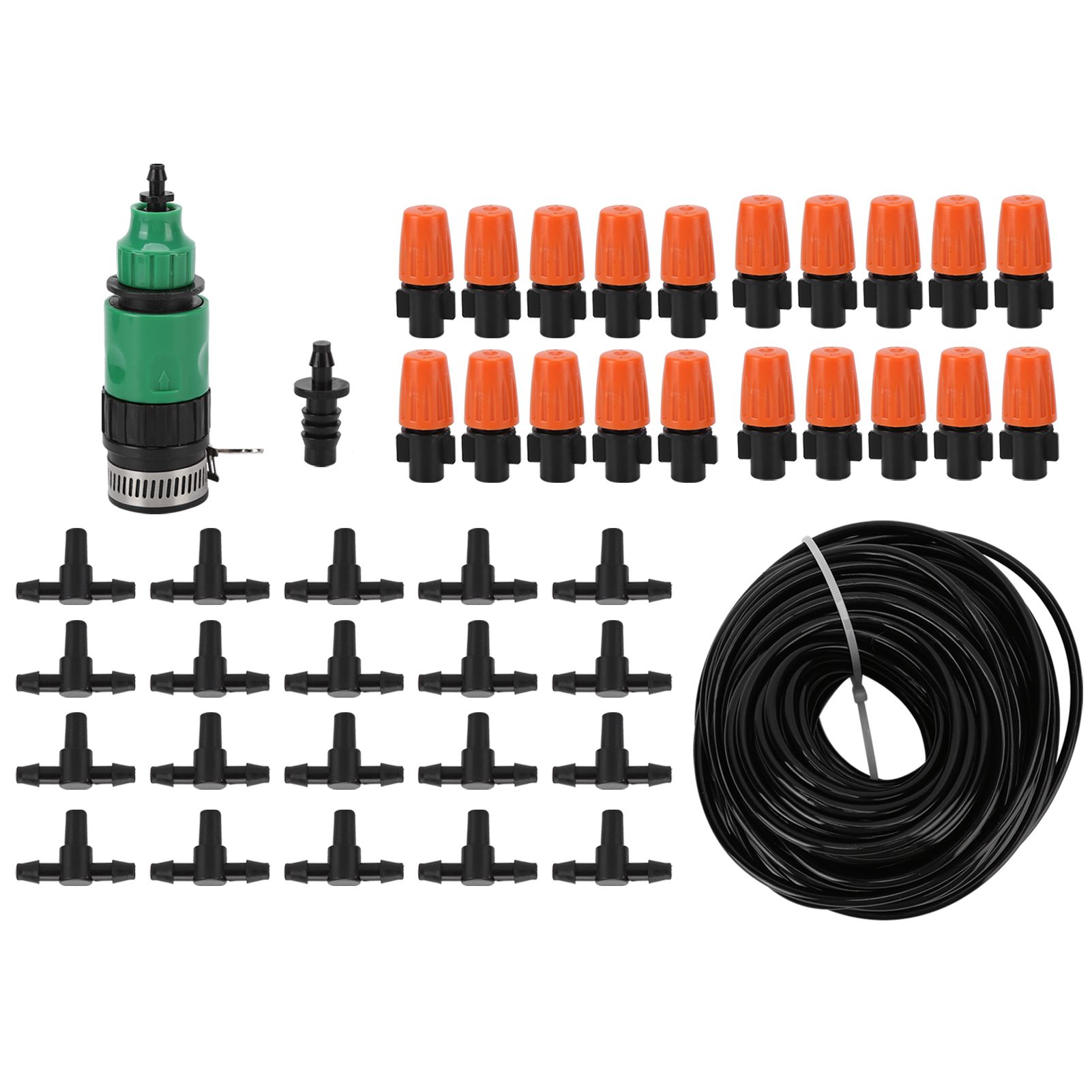 Mist Irrigation Kit Automatic Atomizing Watering Sprayer Nozzle Hose for Garden Lawn Greenhouse - Image 4