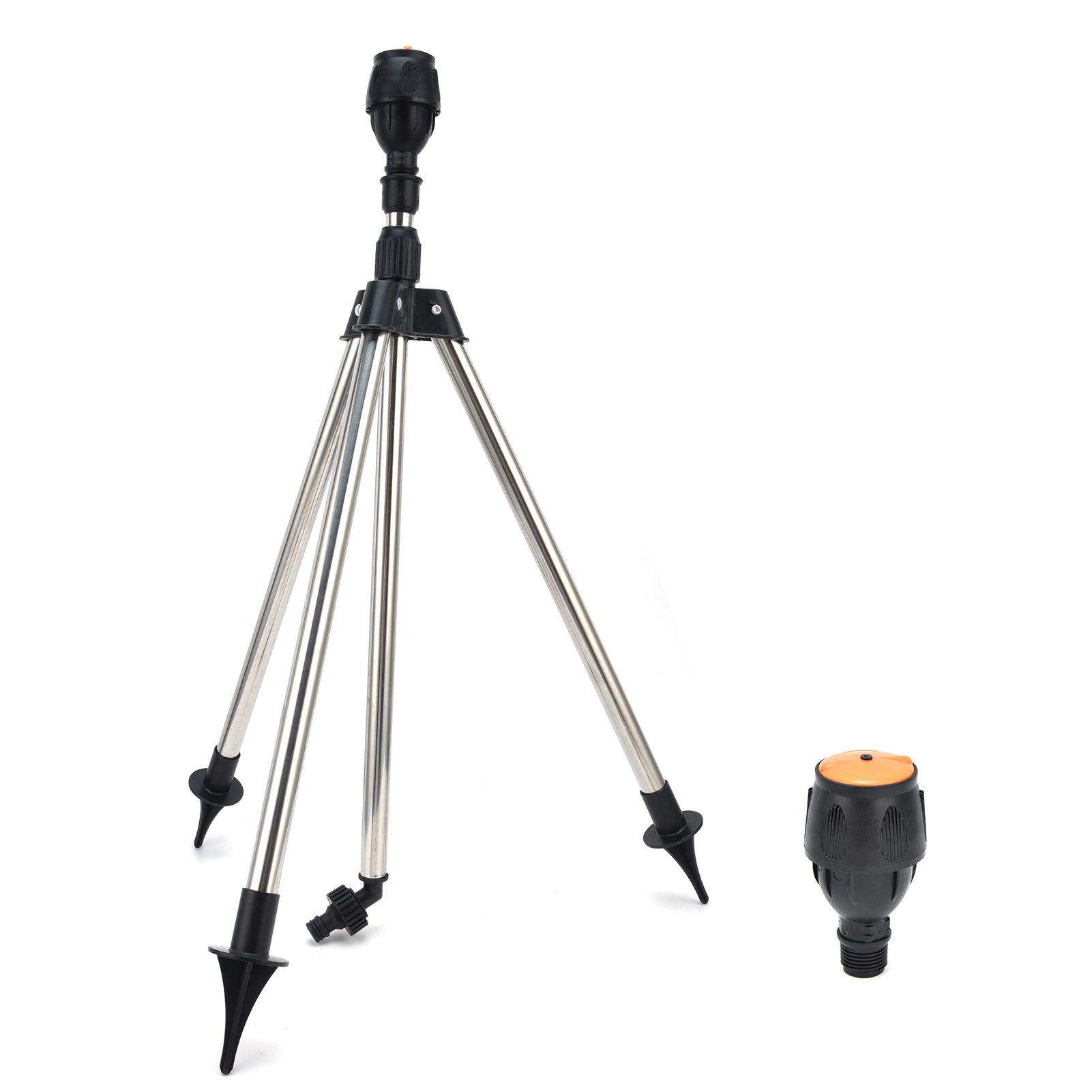 Automatic Rotating Sprinkler with Tripod 360-Degree Watering Nozzle for Garden Agricultural Irrigation - Image 2