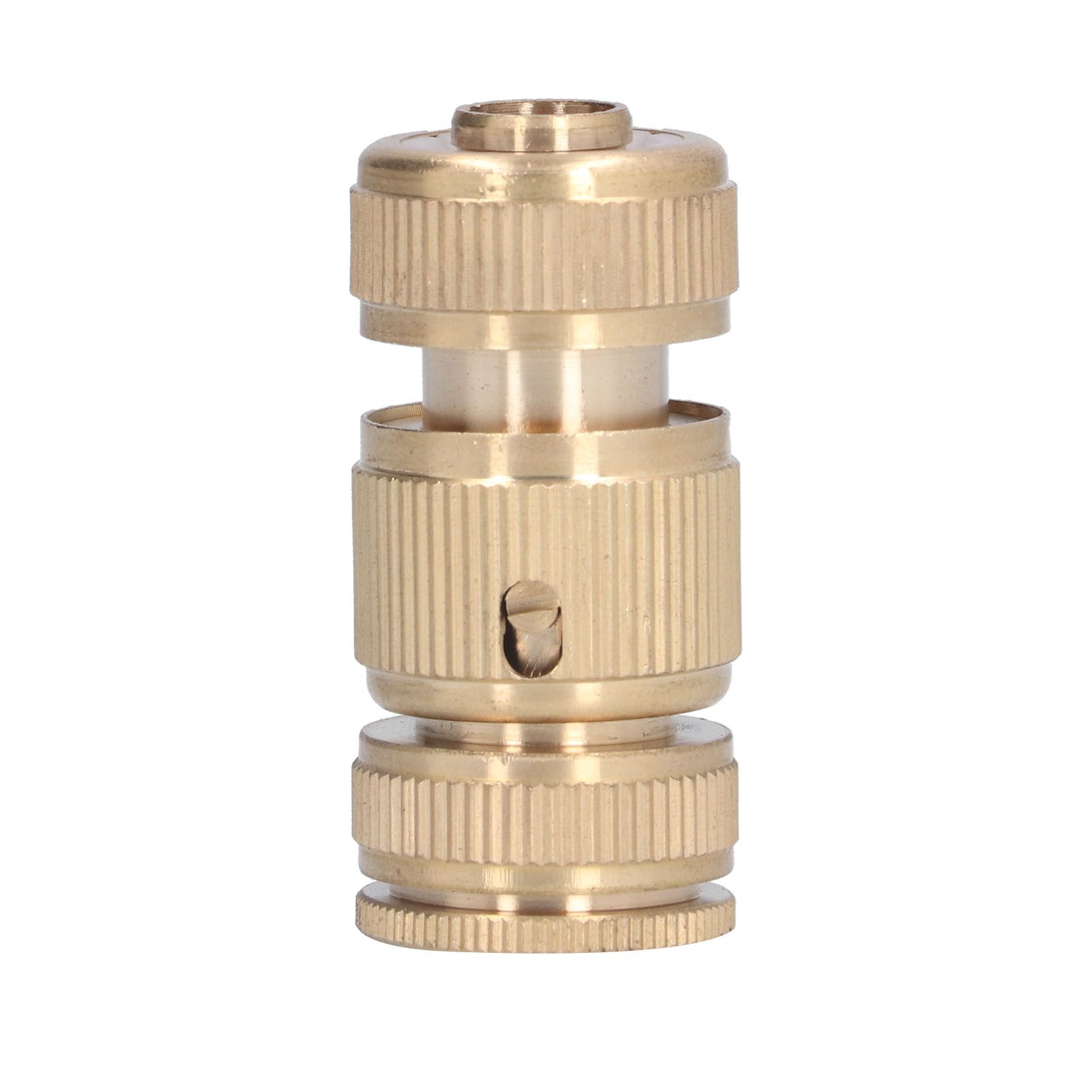 Garden Hose Quick Connect 1/2 Inch Brass Material Removable Wide Range of Applications Durable Hose Connectors - Image 2