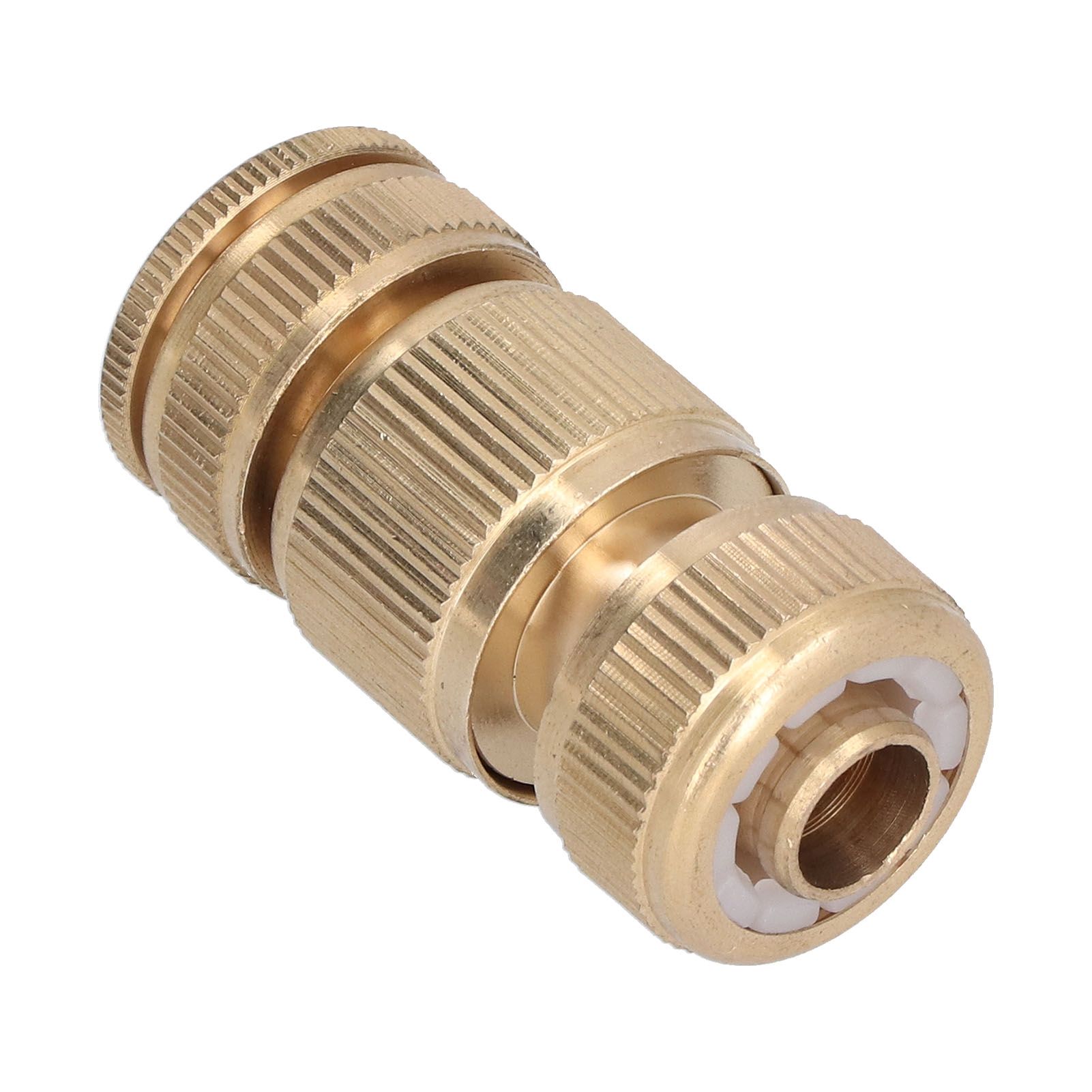 Garden Hose Quick Connect 1/2 Inch Brass Material Removable Wide Range of Applications Durable Hose Connectors - Image 4