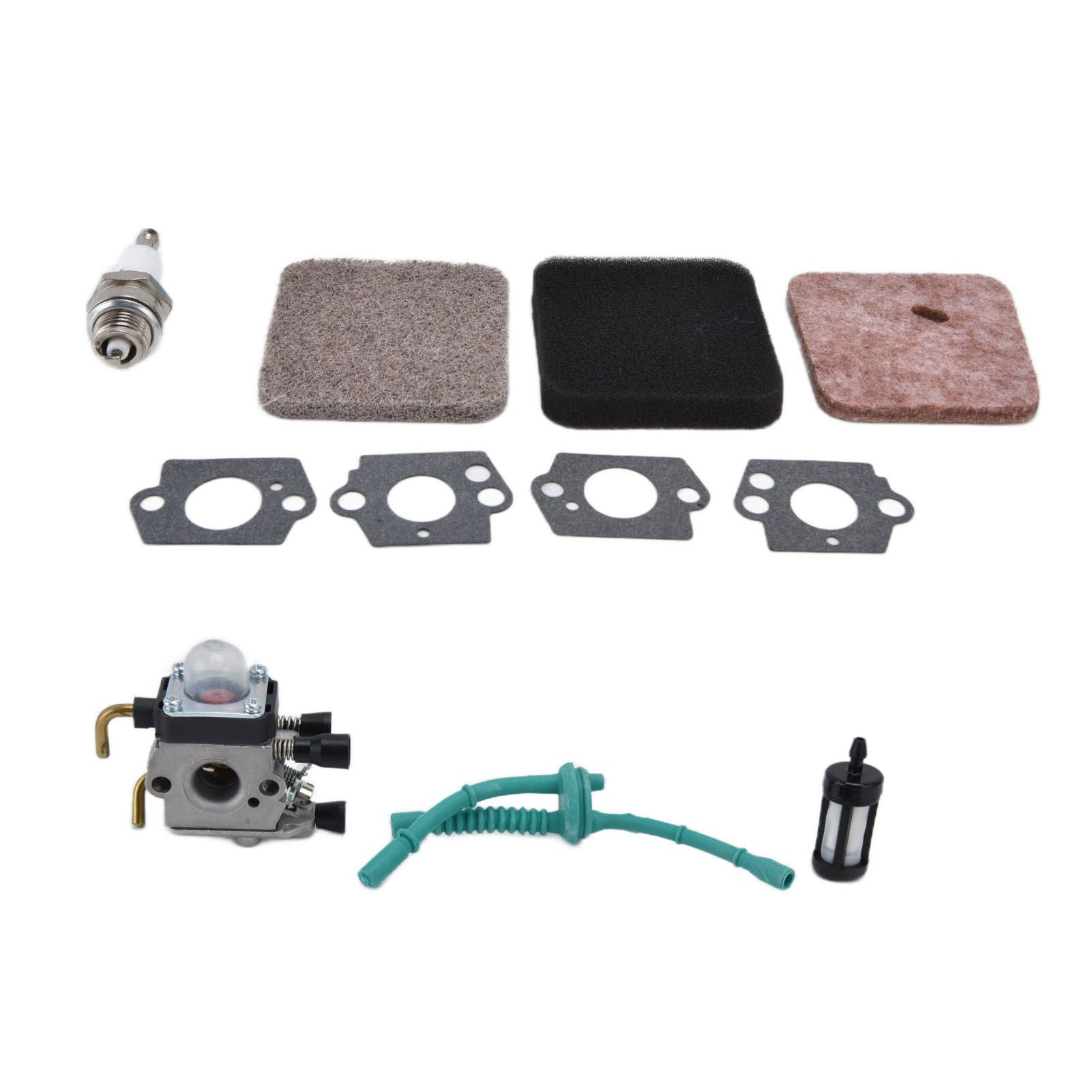 Carburetor Air Filter Fuel Filter Sparking Plug Fuel Pipe Kit for STIHL FS38 FS45 FS46 FS55 KM55 FS85 - Image 5