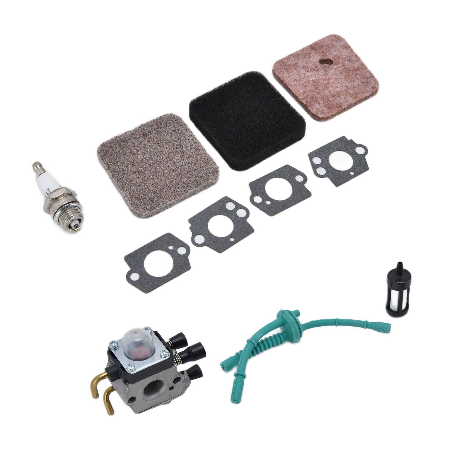 Carburetor Air Filter Fuel Filter Sparking Plug Fuel Pipe Kit for STIHL FS38 FS45 FS46 FS55 KM55 FS85 - Image 6