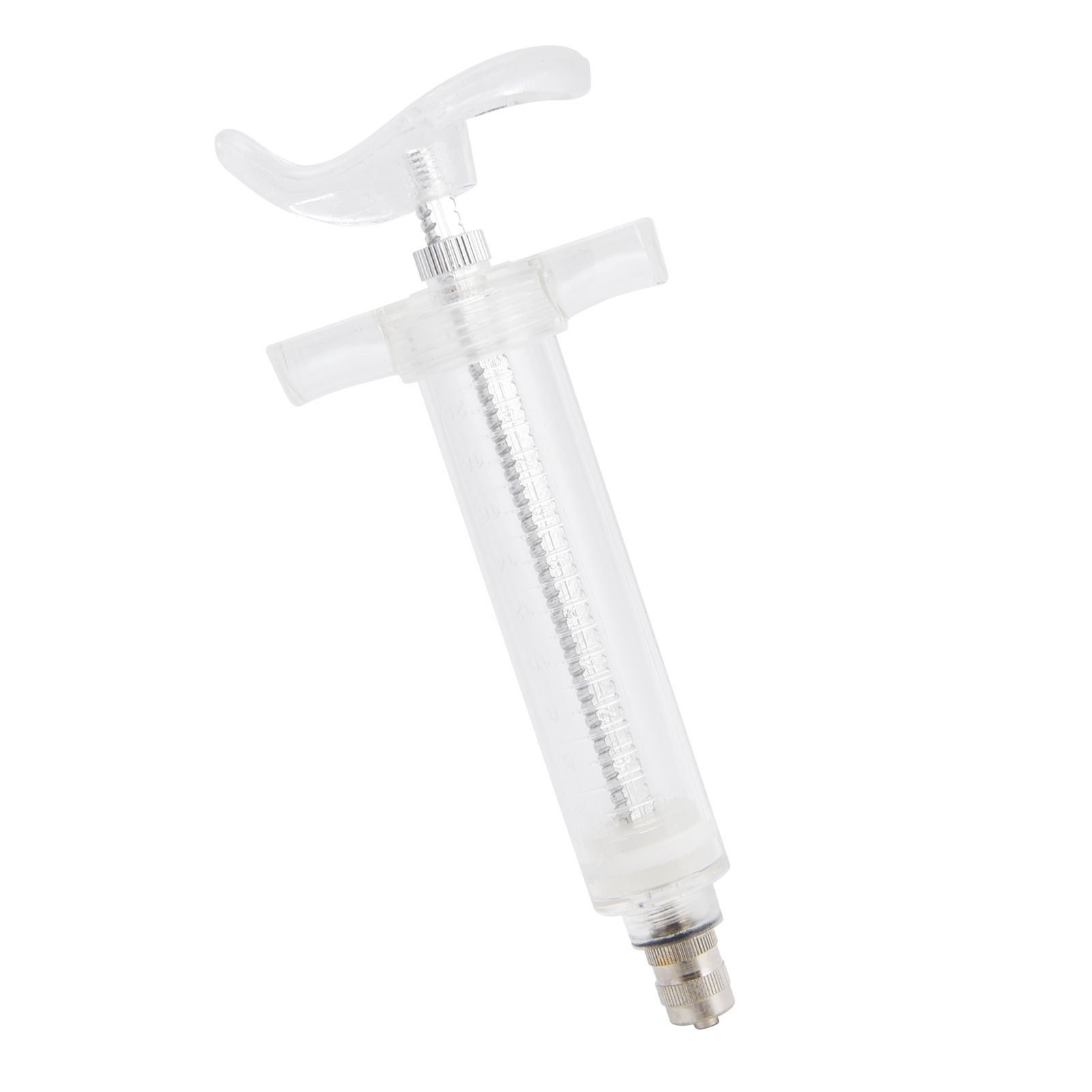 Veterinary Use Syringe Plastic Steel Adjustable Manual Feeding Injector for Livestock Farm20ml 14.5cm / 5.7in - Image 4