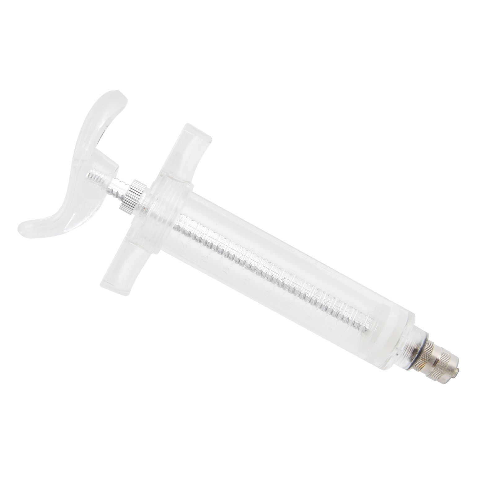 Veterinary Use Syringe Plastic Steel Adjustable Manual Feeding Injector for Livestock Farm20ml 14.5cm / 5.7in - Image 6