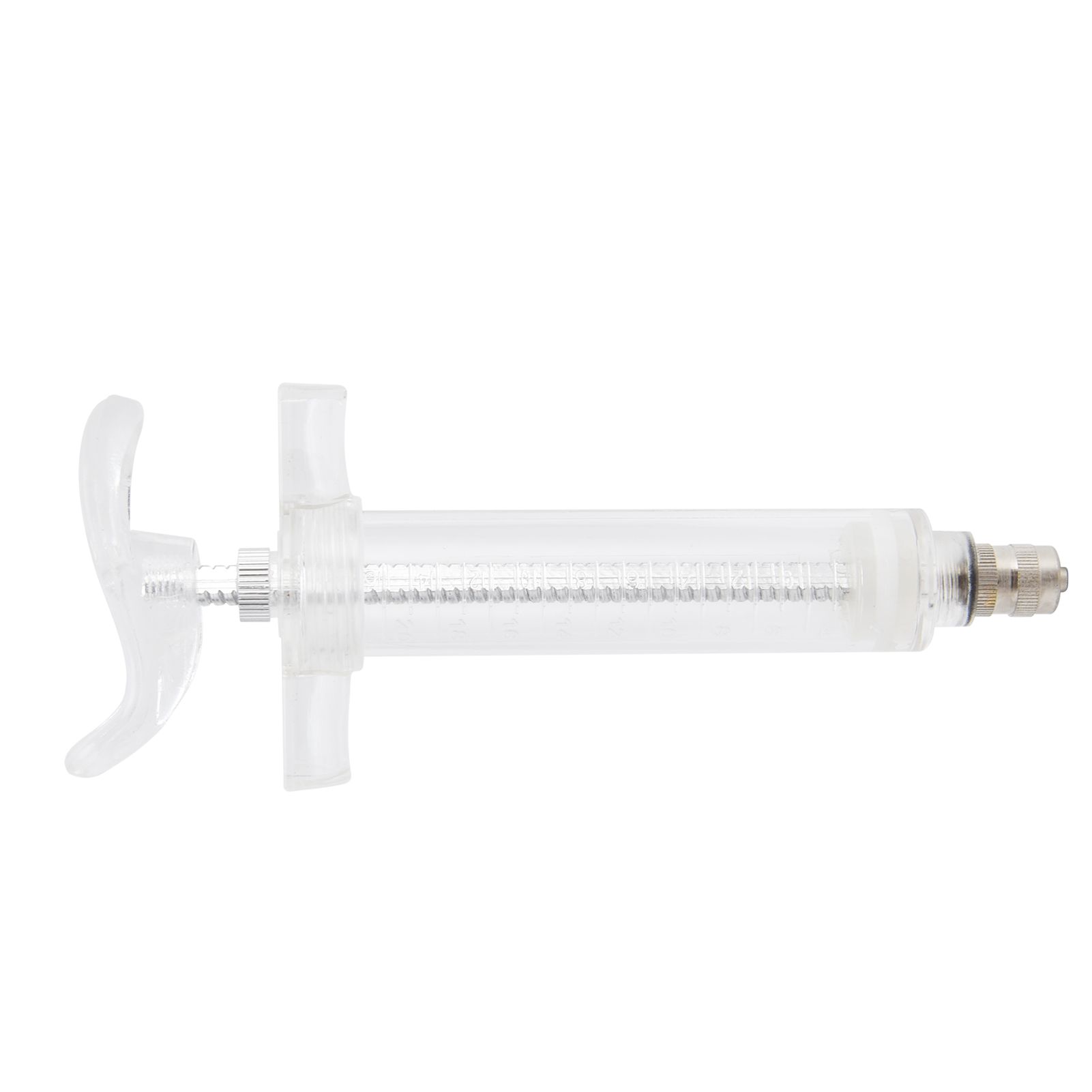 Veterinary Use Syringe Plastic Steel Adjustable Manual Feeding Injector for Livestock Farm20ml 14.5cm / 5.7in - Image 7