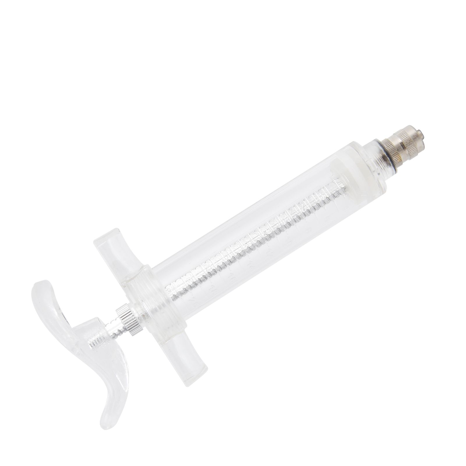 Veterinary Use Syringe Plastic Steel Adjustable Manual Feeding Injector for Livestock Farm20ml 14.5cm / 5.7in - Image 8