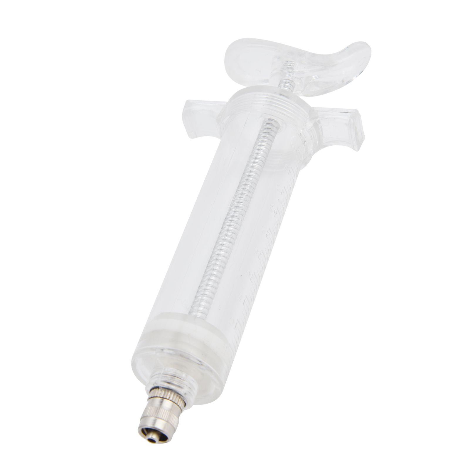 Veterinary Use Syringe Plastic Steel Adjustable Manual Feeding Injector for Livestock Farm50ml 16.5cm / 6.5in - Image 3