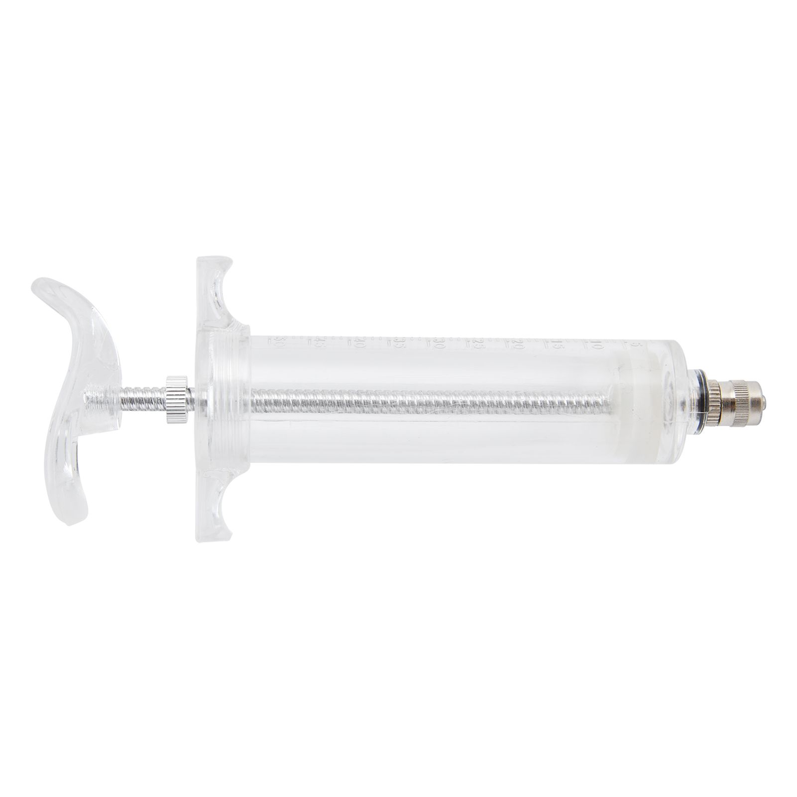 Veterinary Use Syringe Plastic Steel Adjustable Manual Feeding Injector for Livestock Farm50ml 16.5cm / 6.5in - Image 6