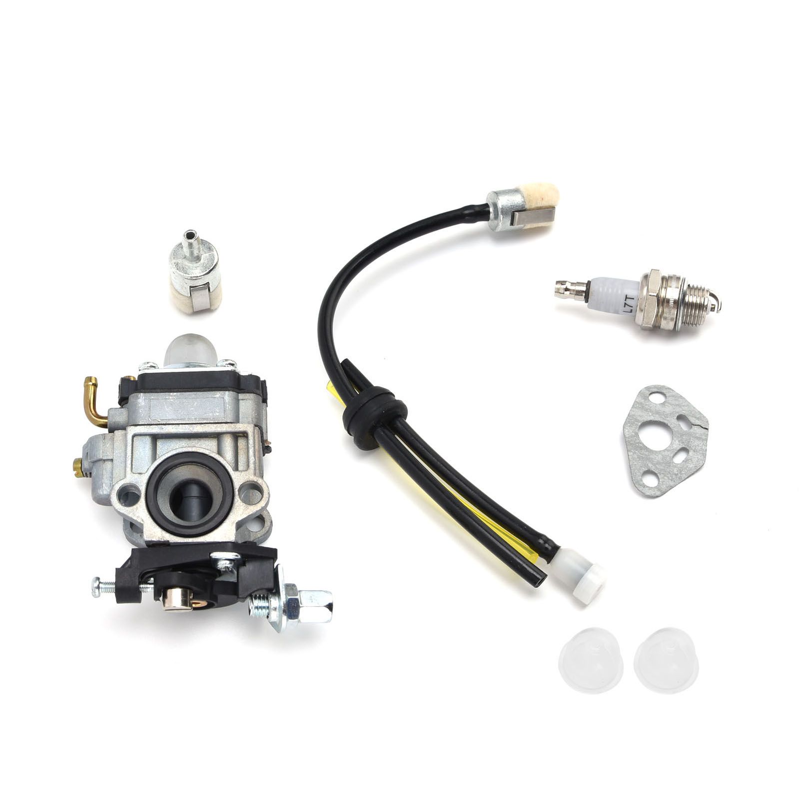 Carburetor Kit Spark Plug Oil Tube Assembly for Poulanpro 46cc Pr46bt Poulan Pro Blower Kit 967086901 - Image 1