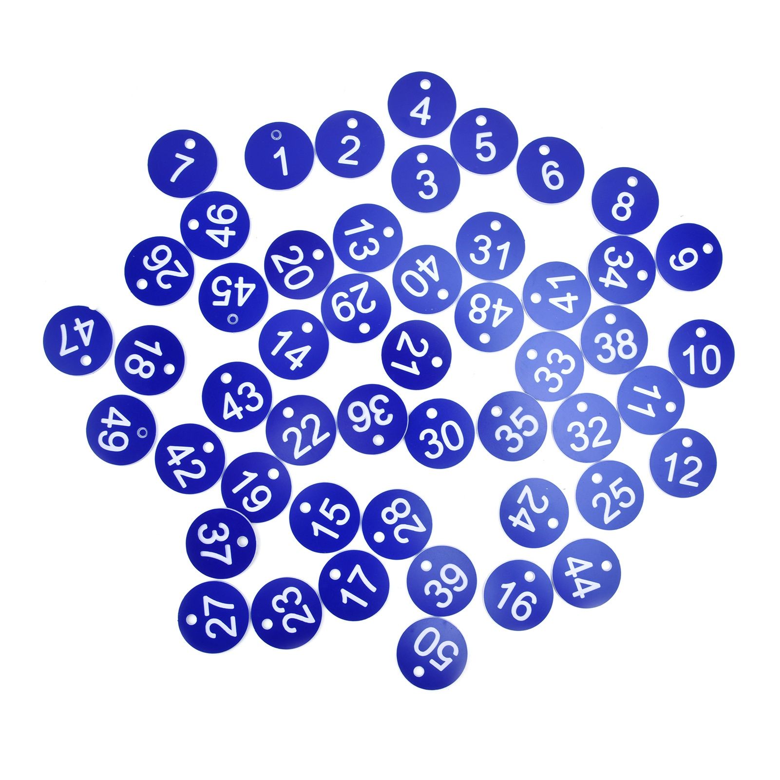 50PCS Numbered Label Numbered Tag for Farm Livestock Beekeeping Husbandry Breeding Supplies1-50 Blue - Image 6