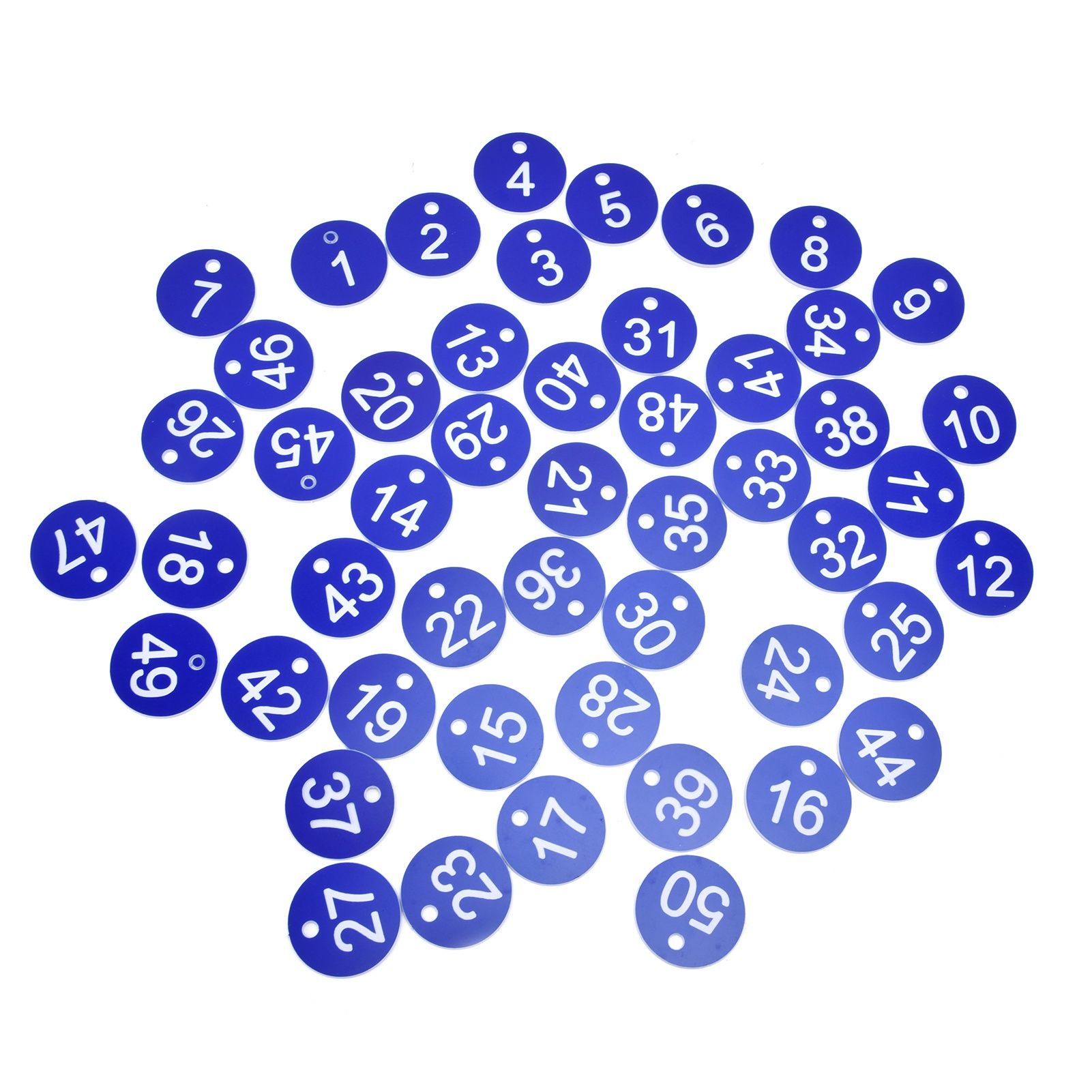 50PCS Numbered Label Numbered Tag for Farm Livestock Beekeeping Husbandry Breeding Supplies1-50 Blue - Image 8