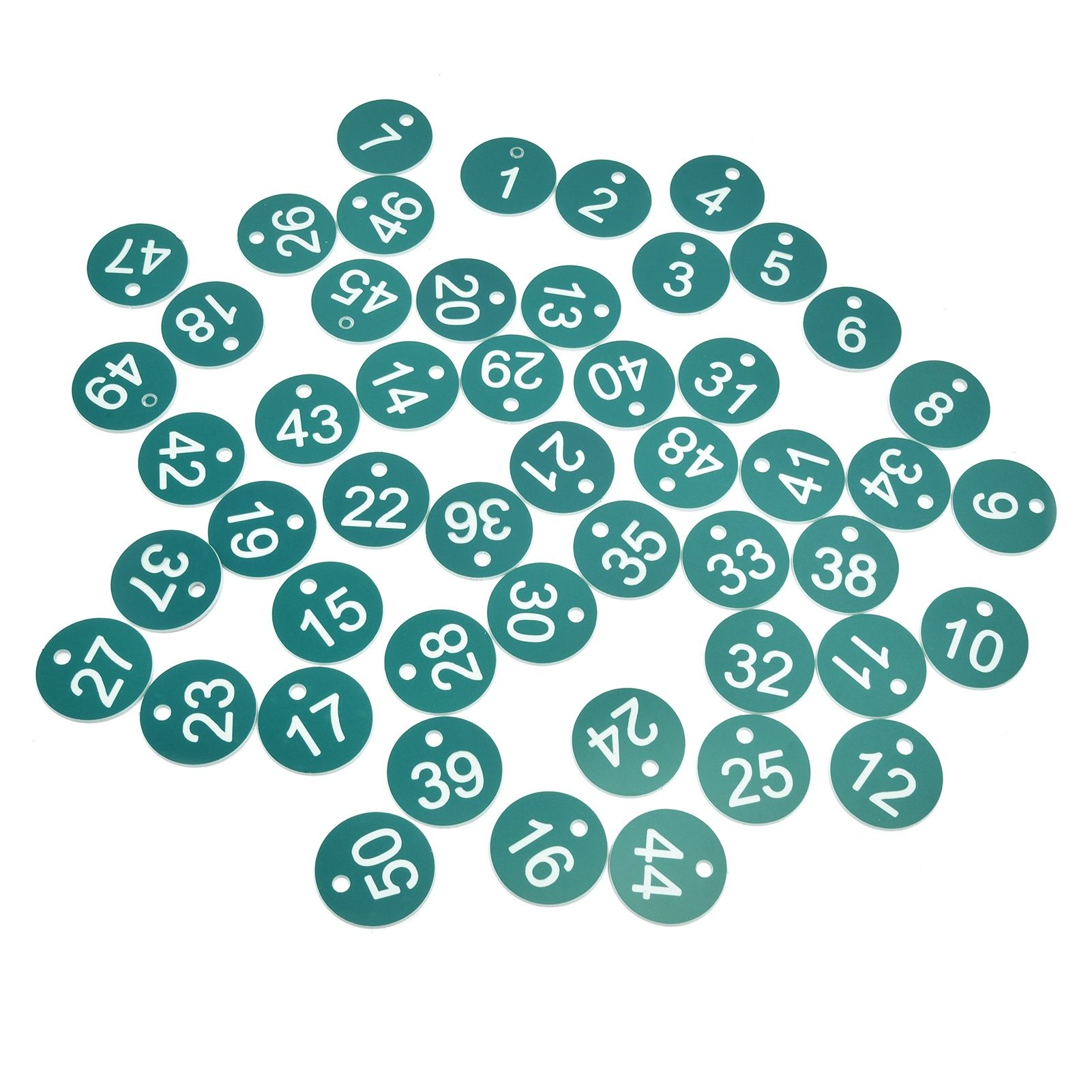 50PCS Numbered Label Numbered Tag for Farm Livestock Beekeeping Husbandry Breeding Supplies1-50 Green - Image 6