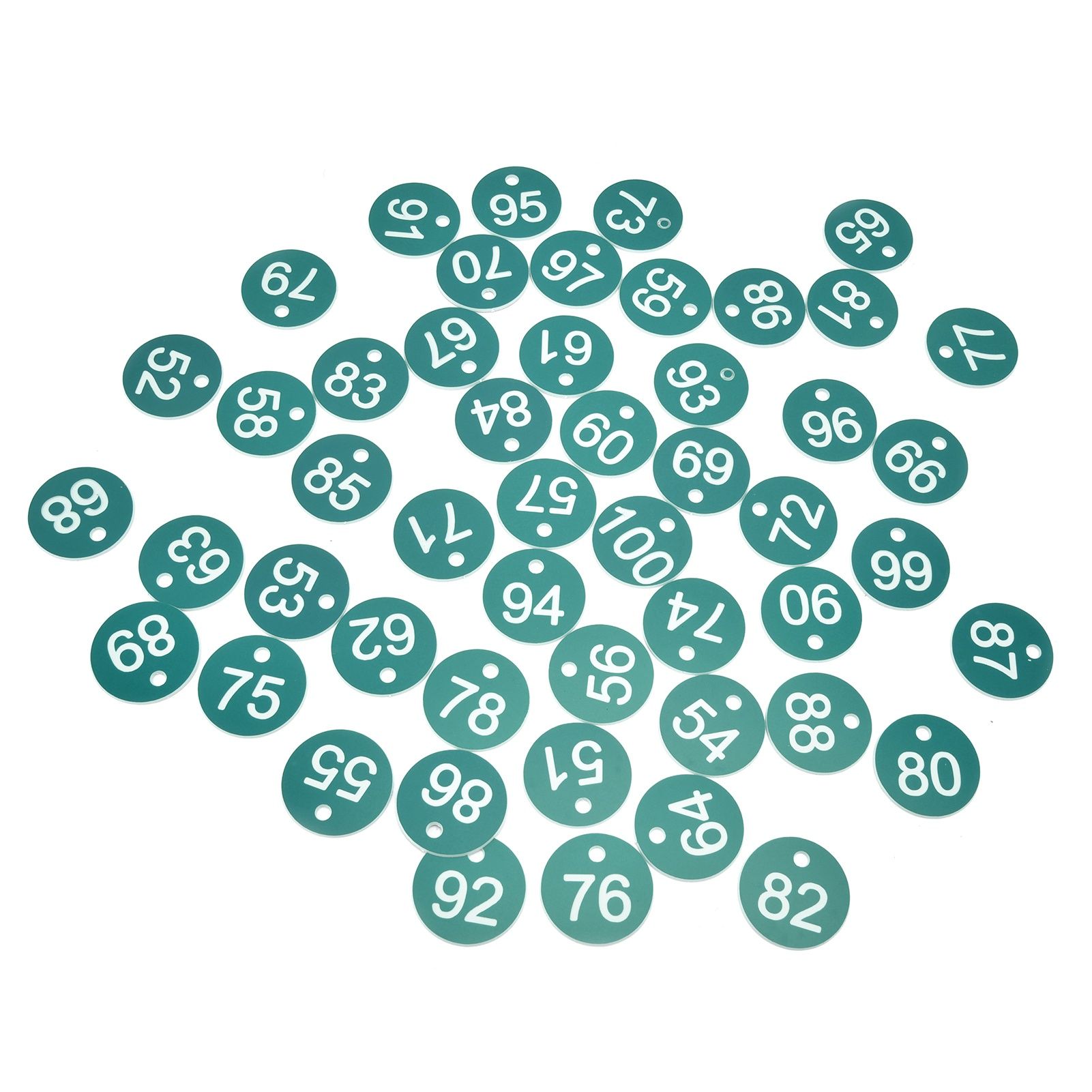 50PCS Numbered Label Numbered Tag for Farm Livestock Beekeeping Husbandry Breeding Supplies51-100 Green - Image 7